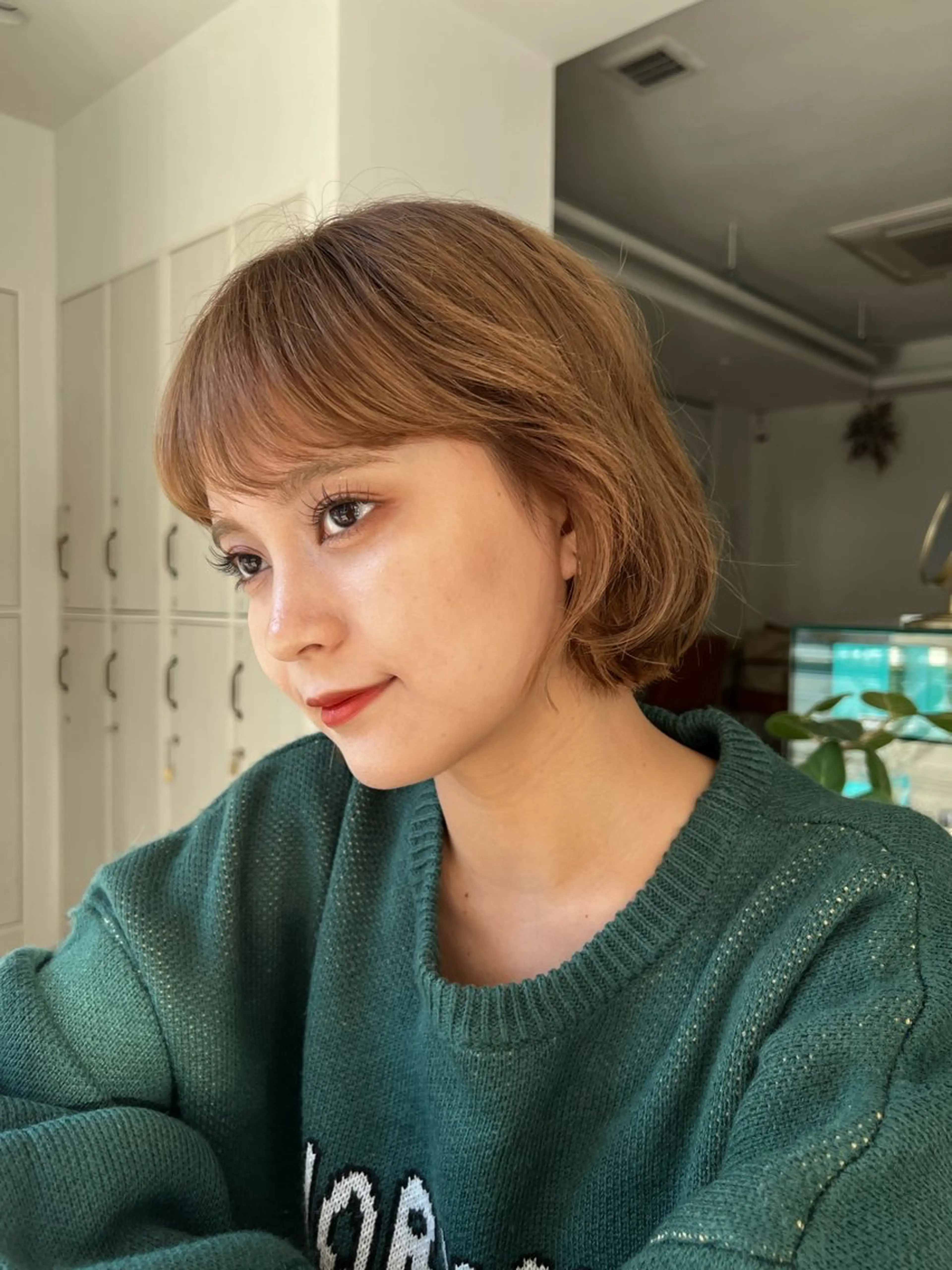 ショート カラー 透明感/ベージュ /kazui🐈のヘアスタイル