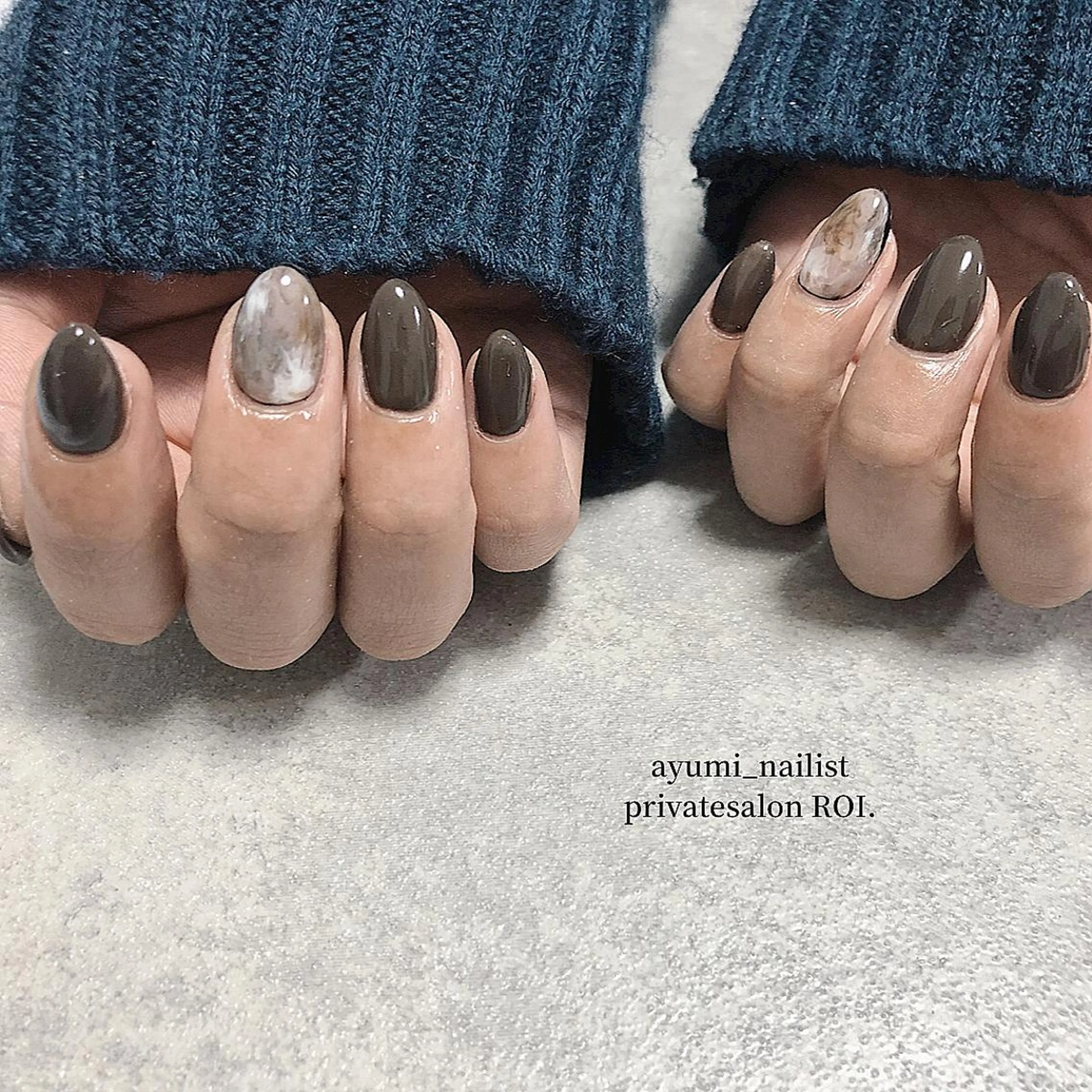 ネイル アートネイル ニュアンスネイル ハンドネイル ROI. Ayumi.のネイルデザイン