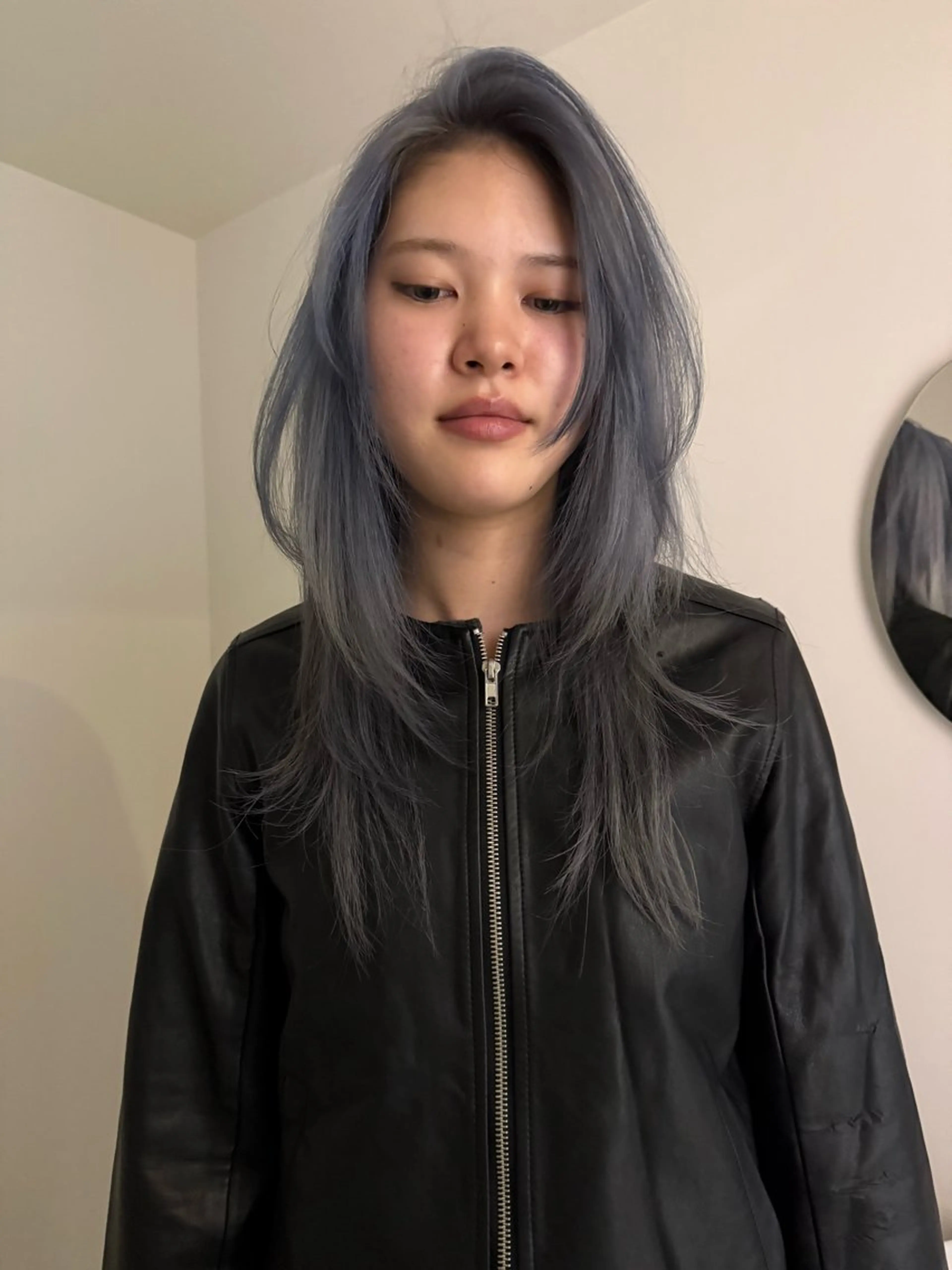 セミロング ヘアカラー カラーモデル募集中 Rei🐈‍⬛/大宮のヘアスタイル