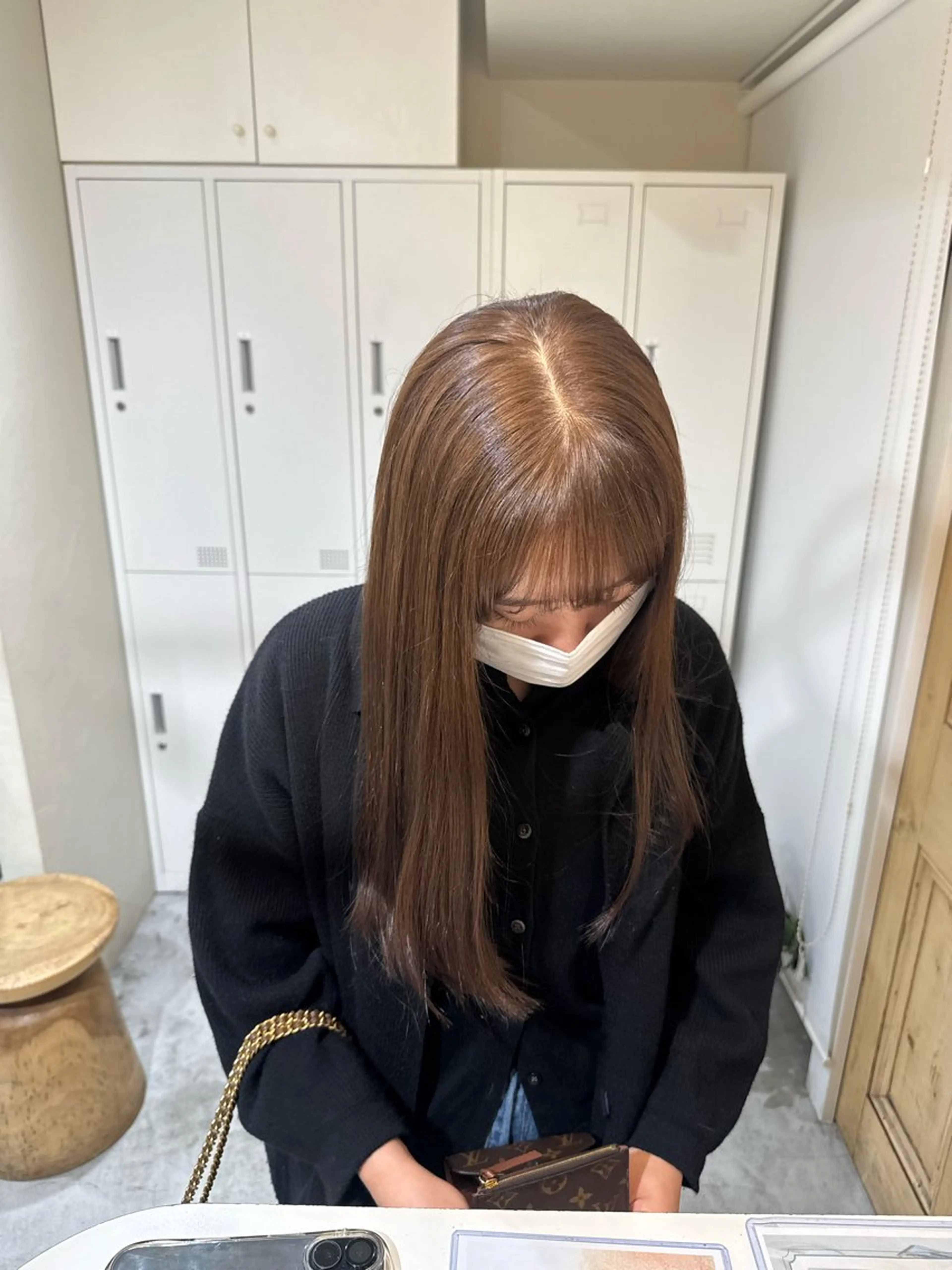ロング カラー ヘアカラー 中澤 眸乃のヘアスタイル