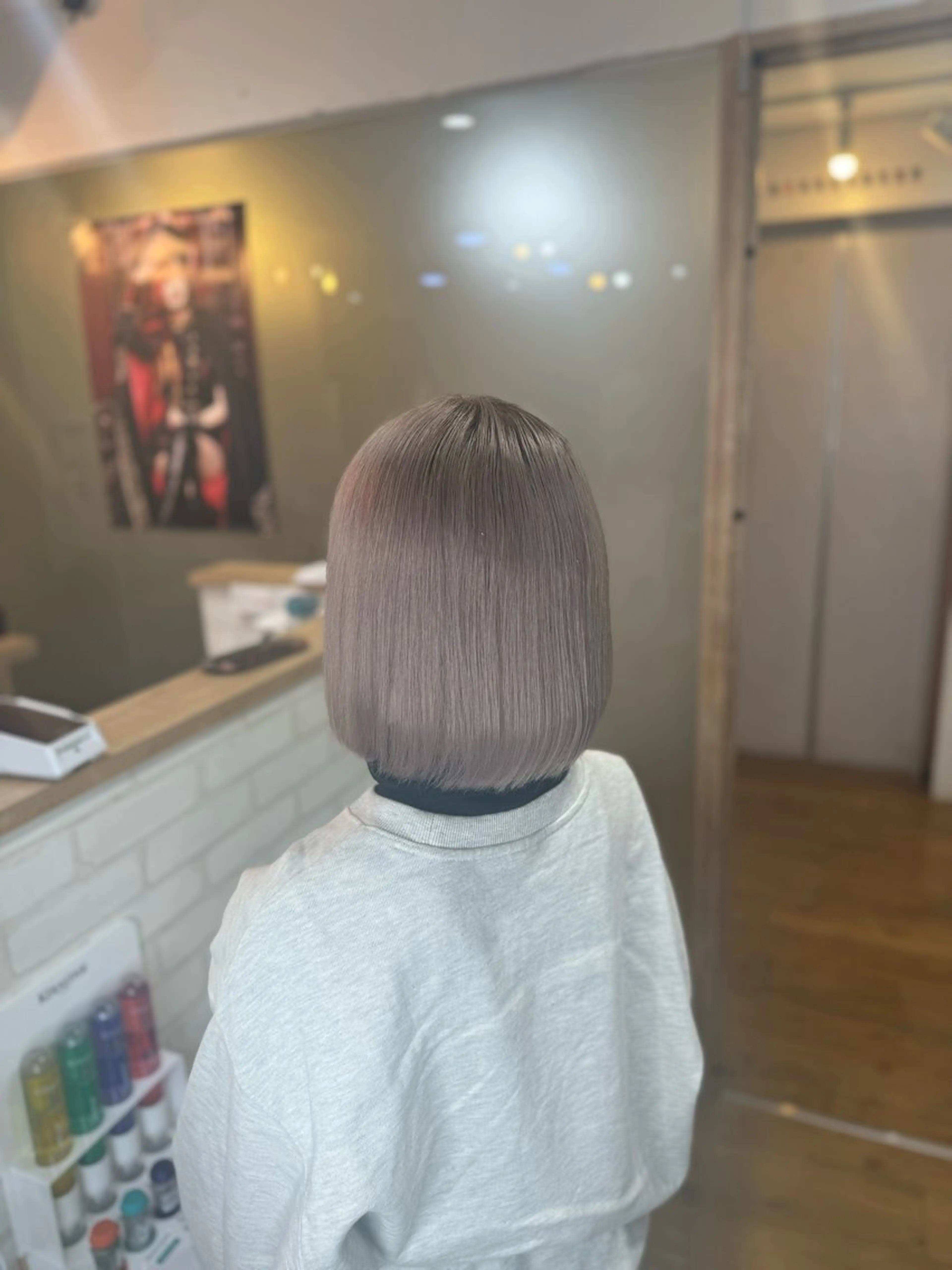 ショート カラー シルバー ホワイトシルバー RAMU 🎀のヘアスタイル