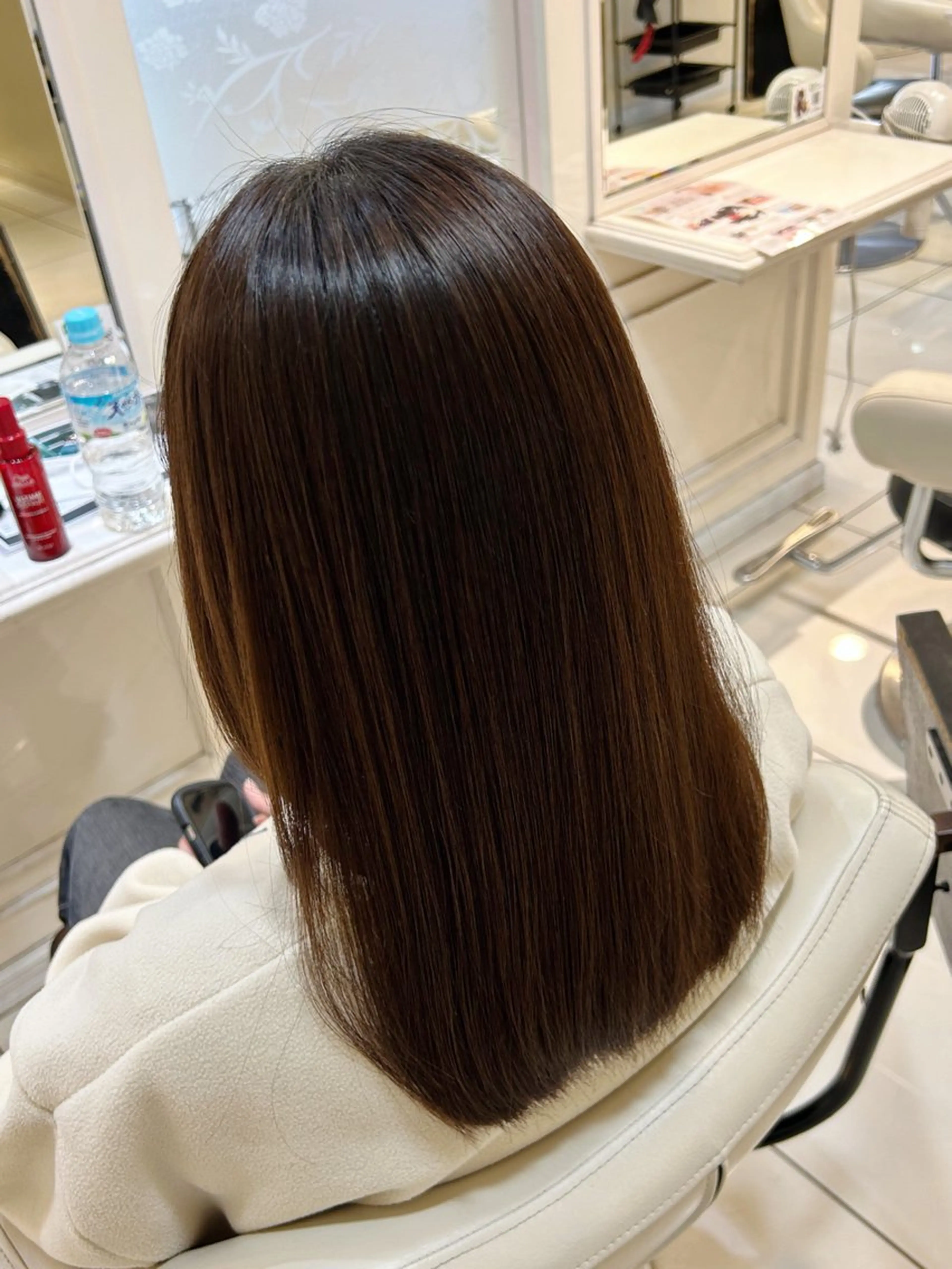 ミディアム 縮毛矯正 カット 縮毛矯正 トリートメント 高橋 佑のヘアスタイル