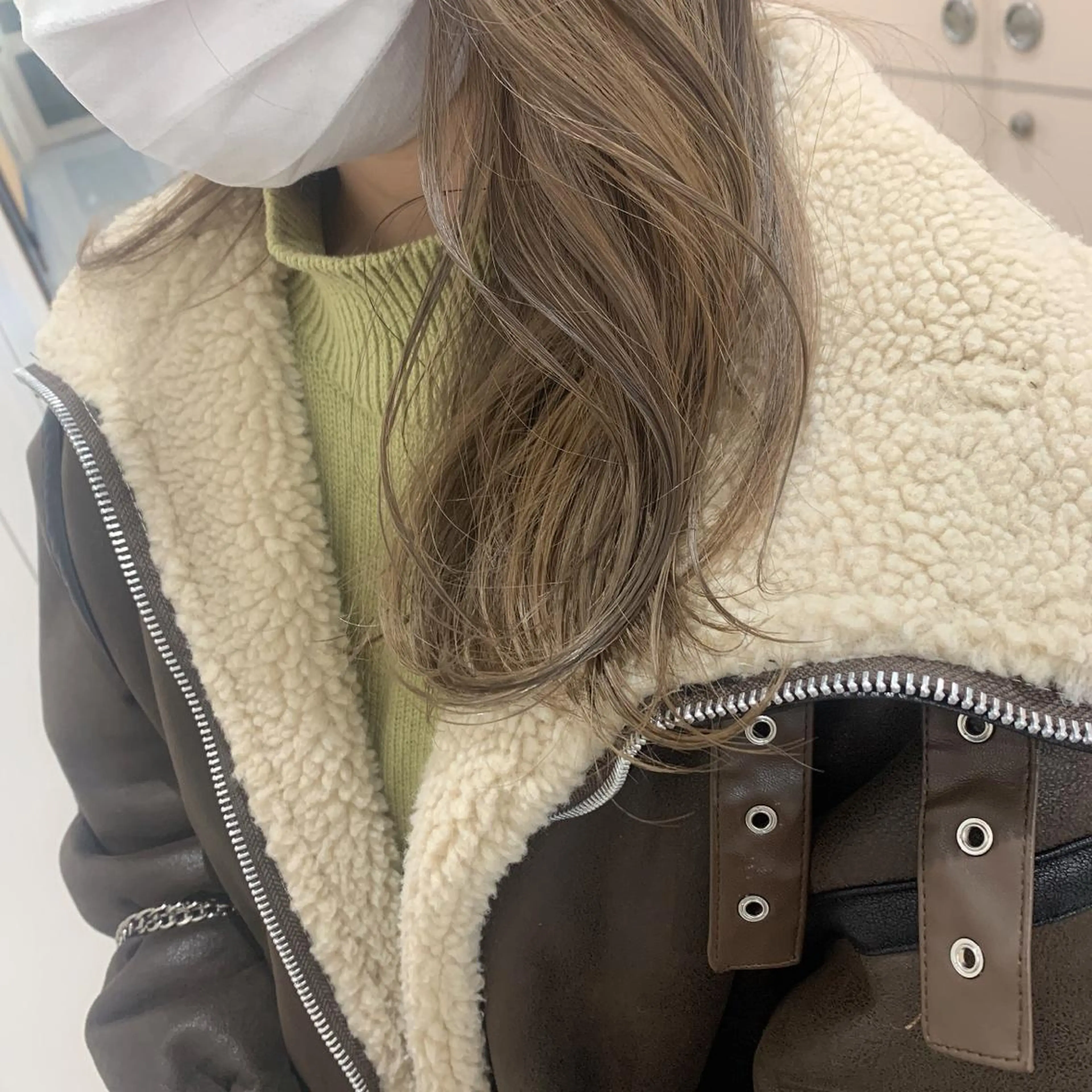 セミロング カラー ヘアカラー UMEDA FIGAROのヘアスタイル