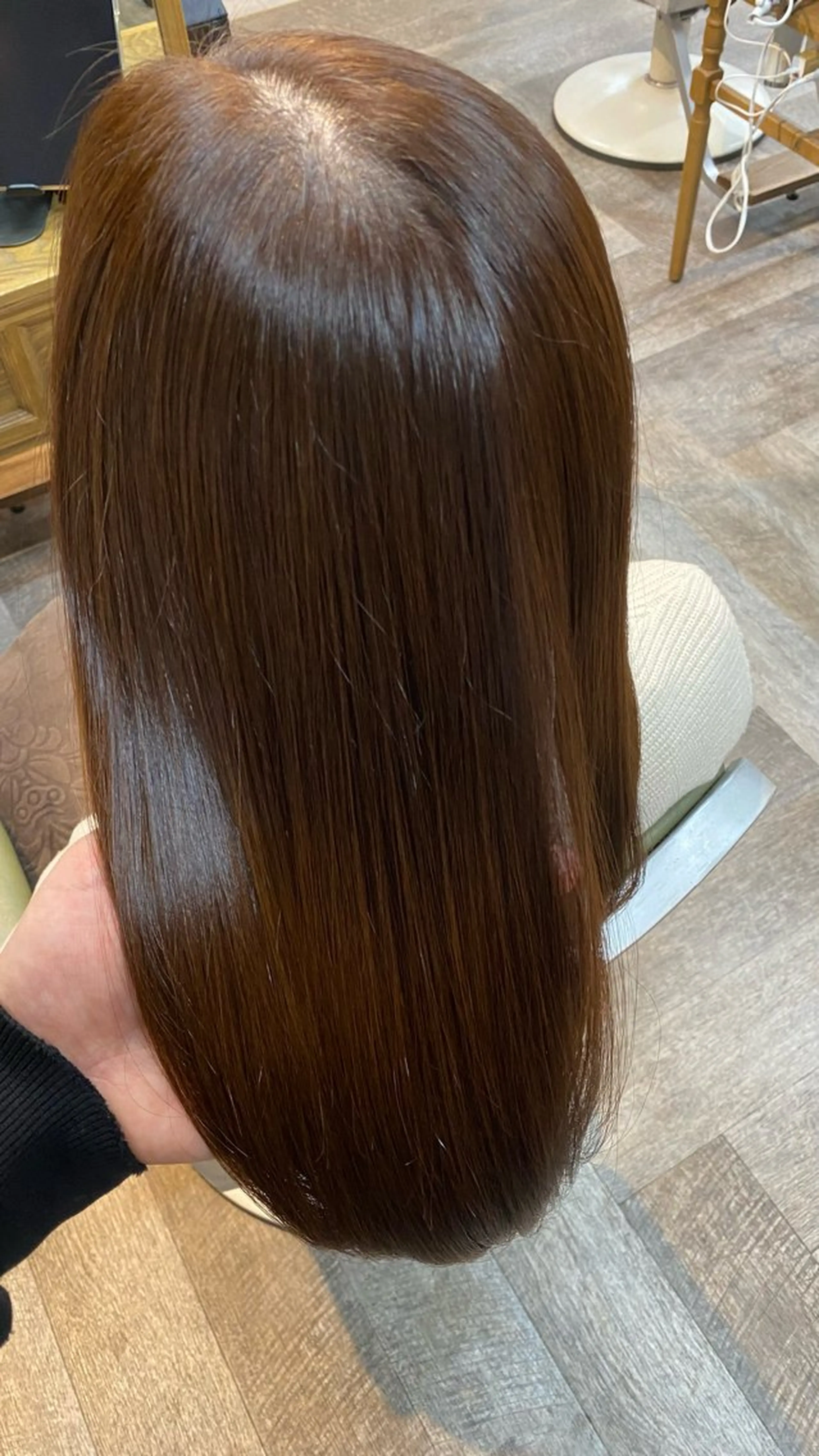 セミロング 飯田 雷晟のヘアスタイル