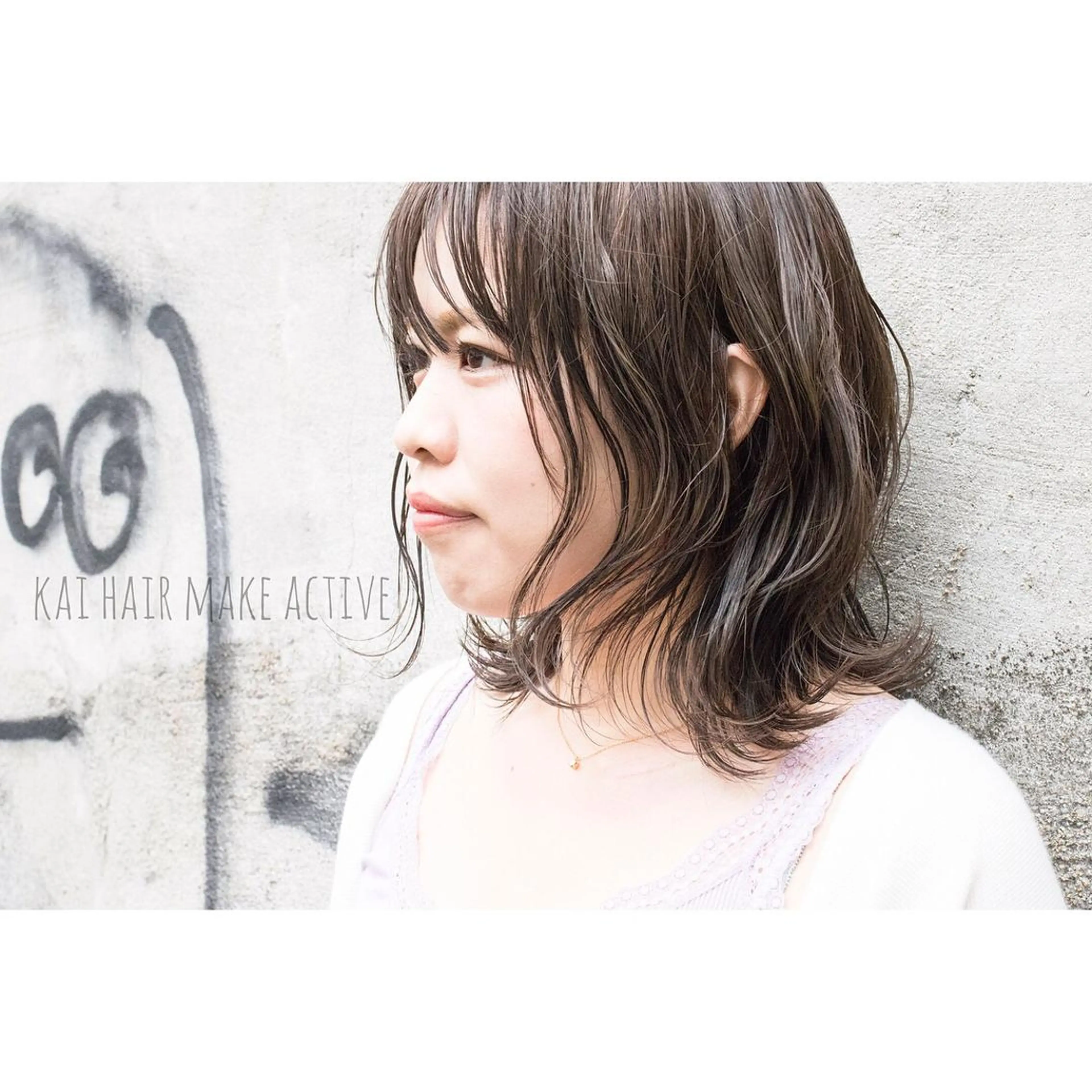 ミディアム カラー ヘアアレンジ イルミナカラー ヘアカラー トリートメント 坂東 秀幸のヘアスタイル