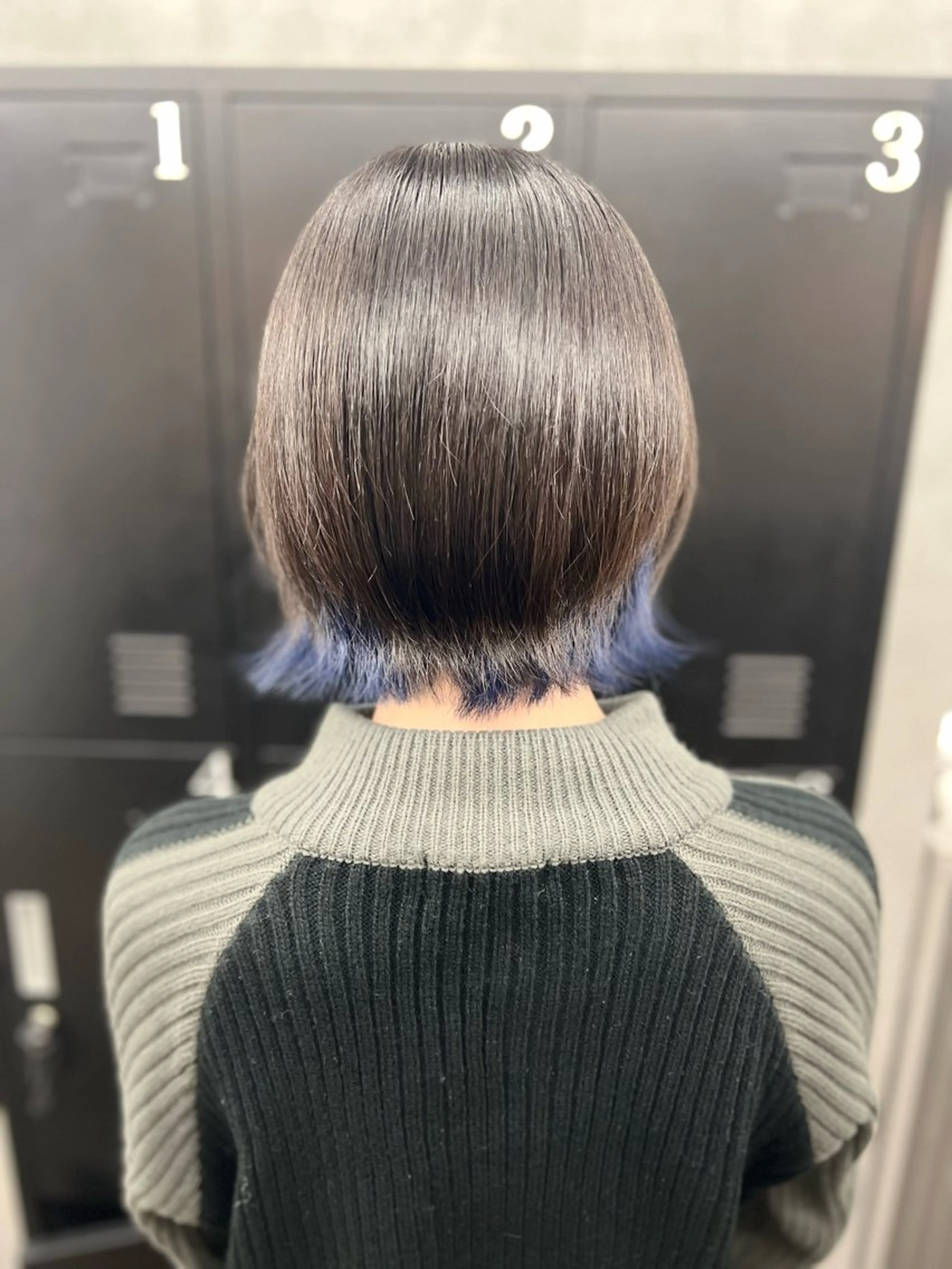 ミディアム カラー ブルーカラー バイオレットカラー カット ヘアカラー 透明感カラー特化🫧 ADLLA.栗原🦋のヘアスタイル