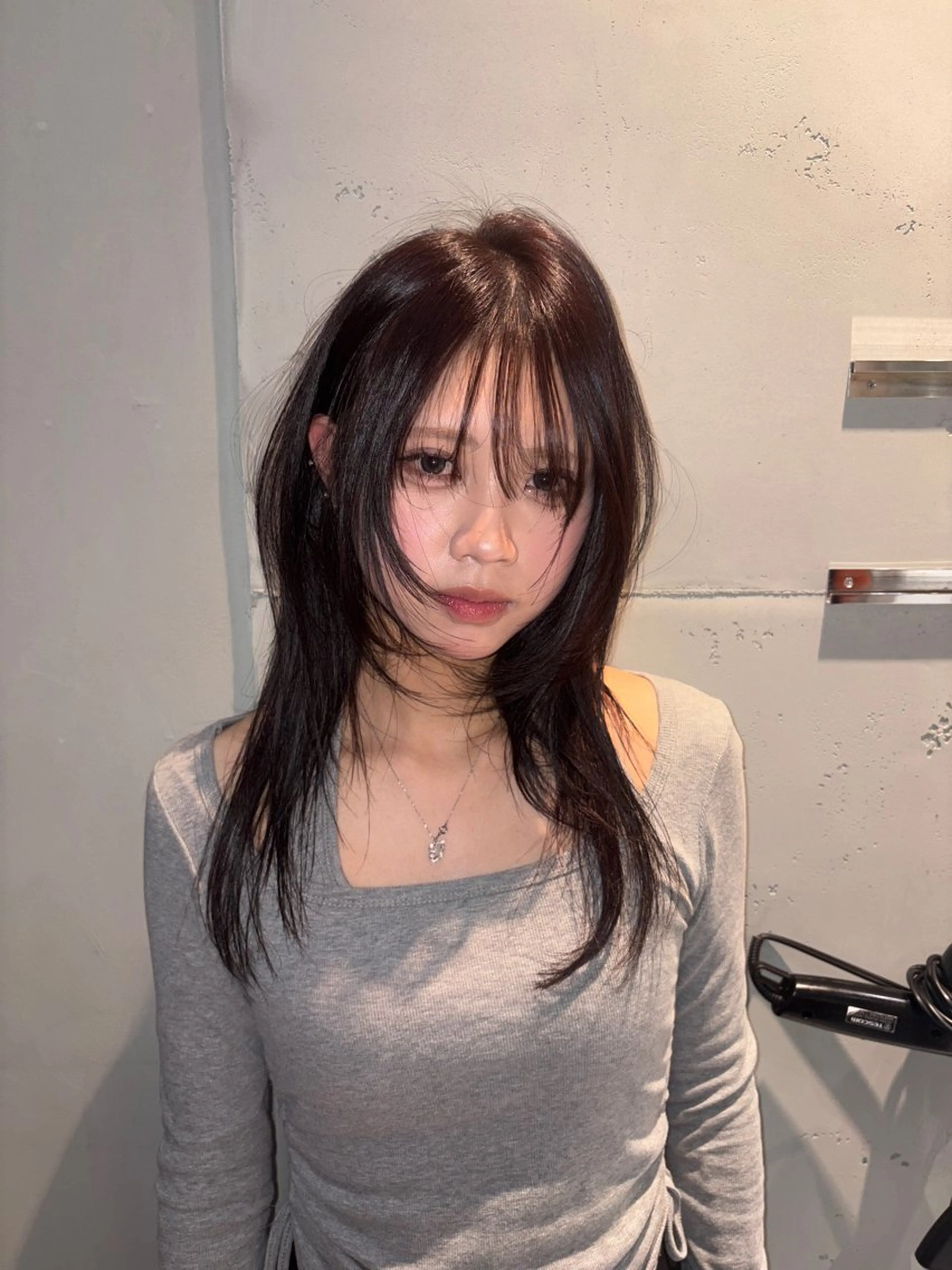 ロング カラー レイヤーカット カット ヘアカラー 宮木 海斗のヘアスタイル