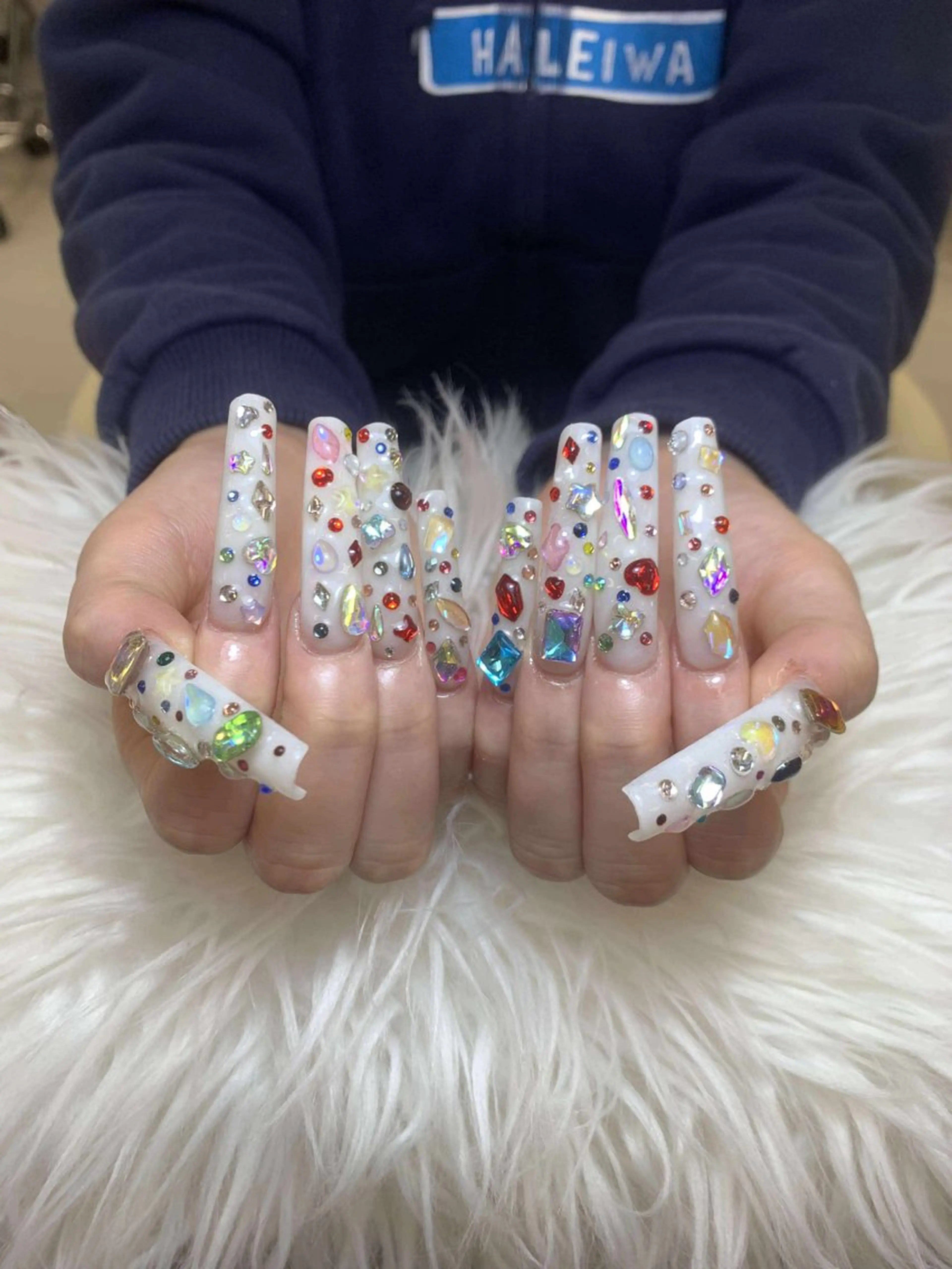 ネイル ANH ゴテゴテネイルのネイルデザイン