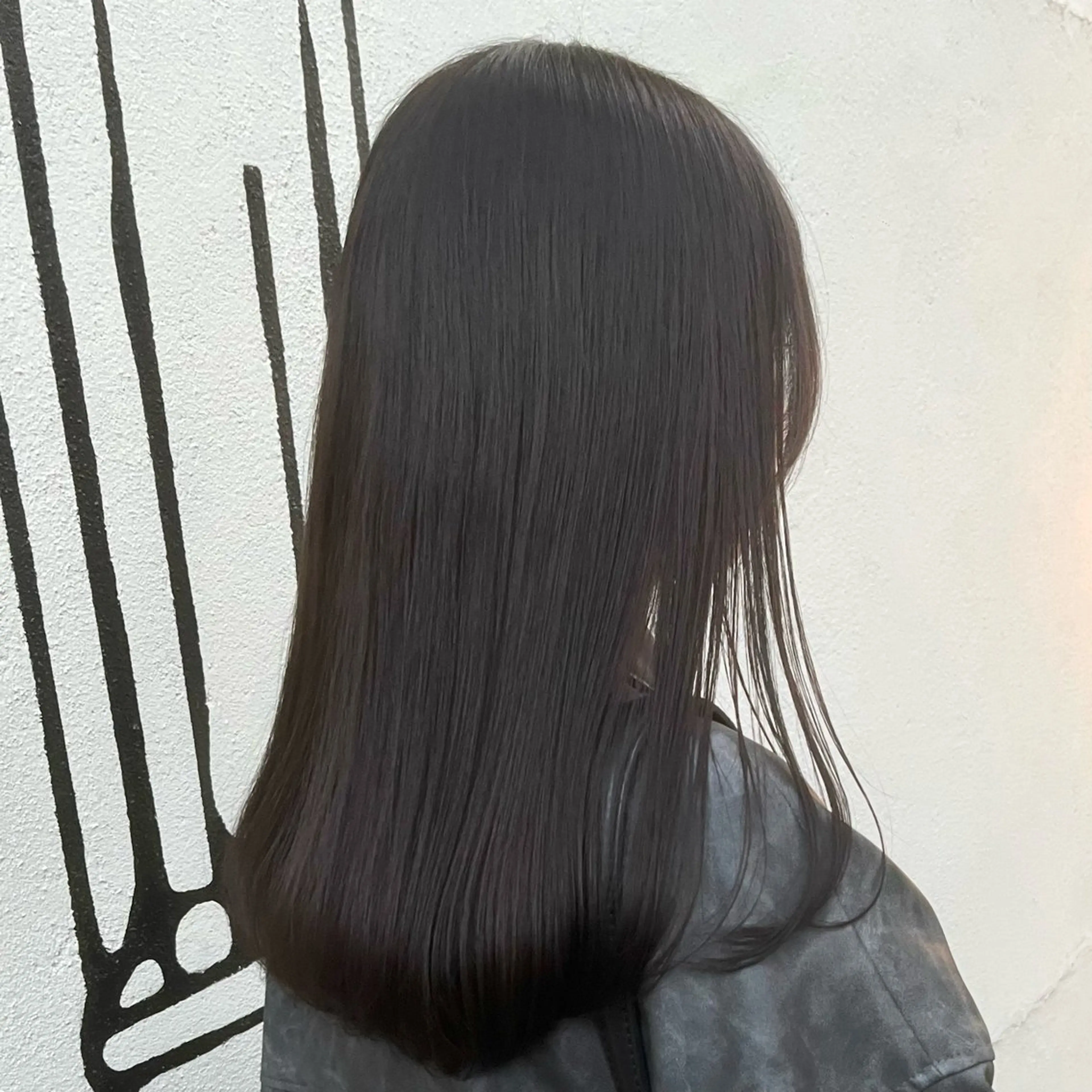 ミディアム カラー 透明感カラー グレージュ カット ヘアカラー トリートメント グレージュ|くすみ× 透明感|kazutoのヘアスタイル