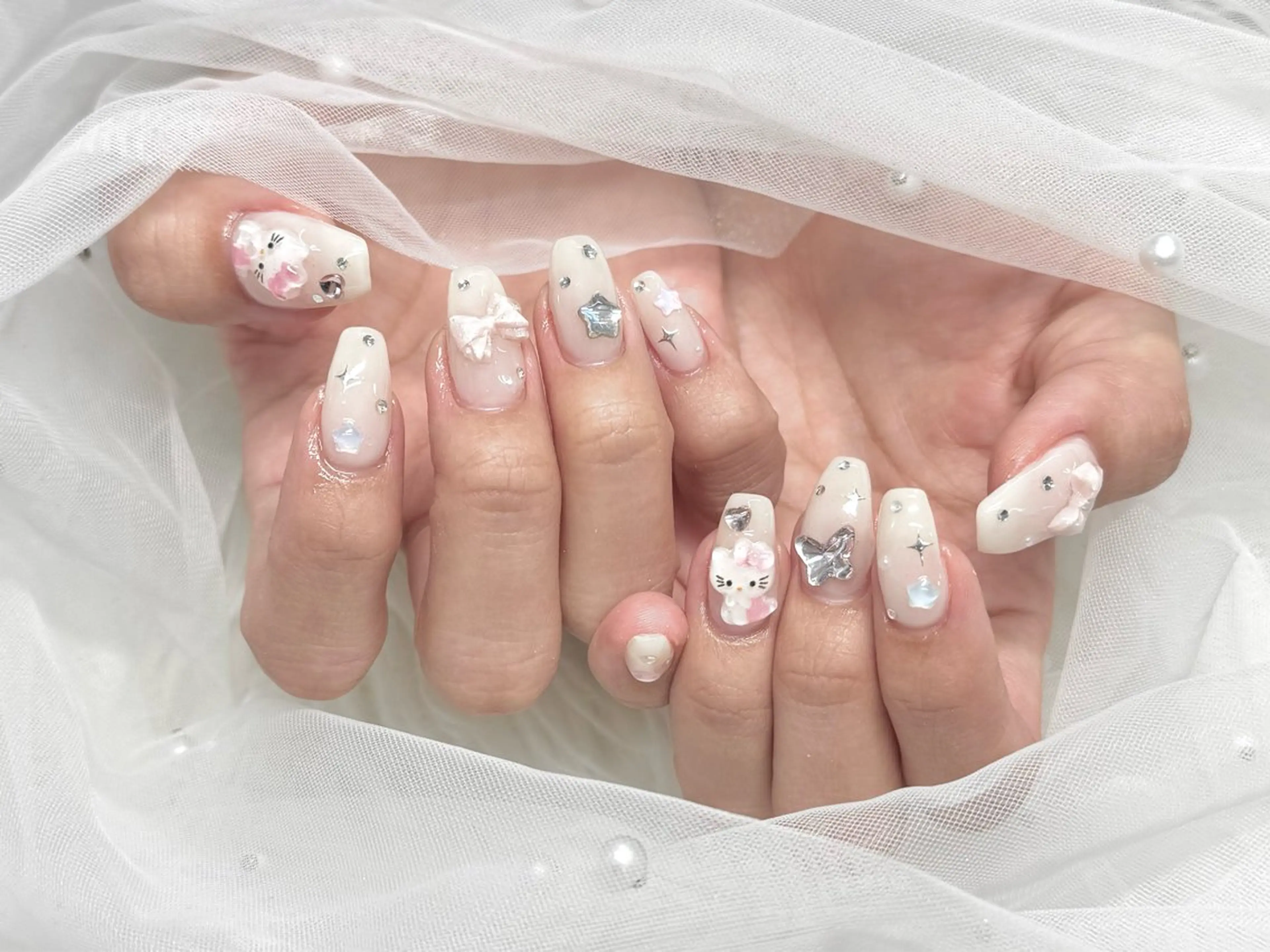 ネイル ハンドネイル 🫧Rio🫧ネイル /渋谷🫧ワンホンのネイルデザイン