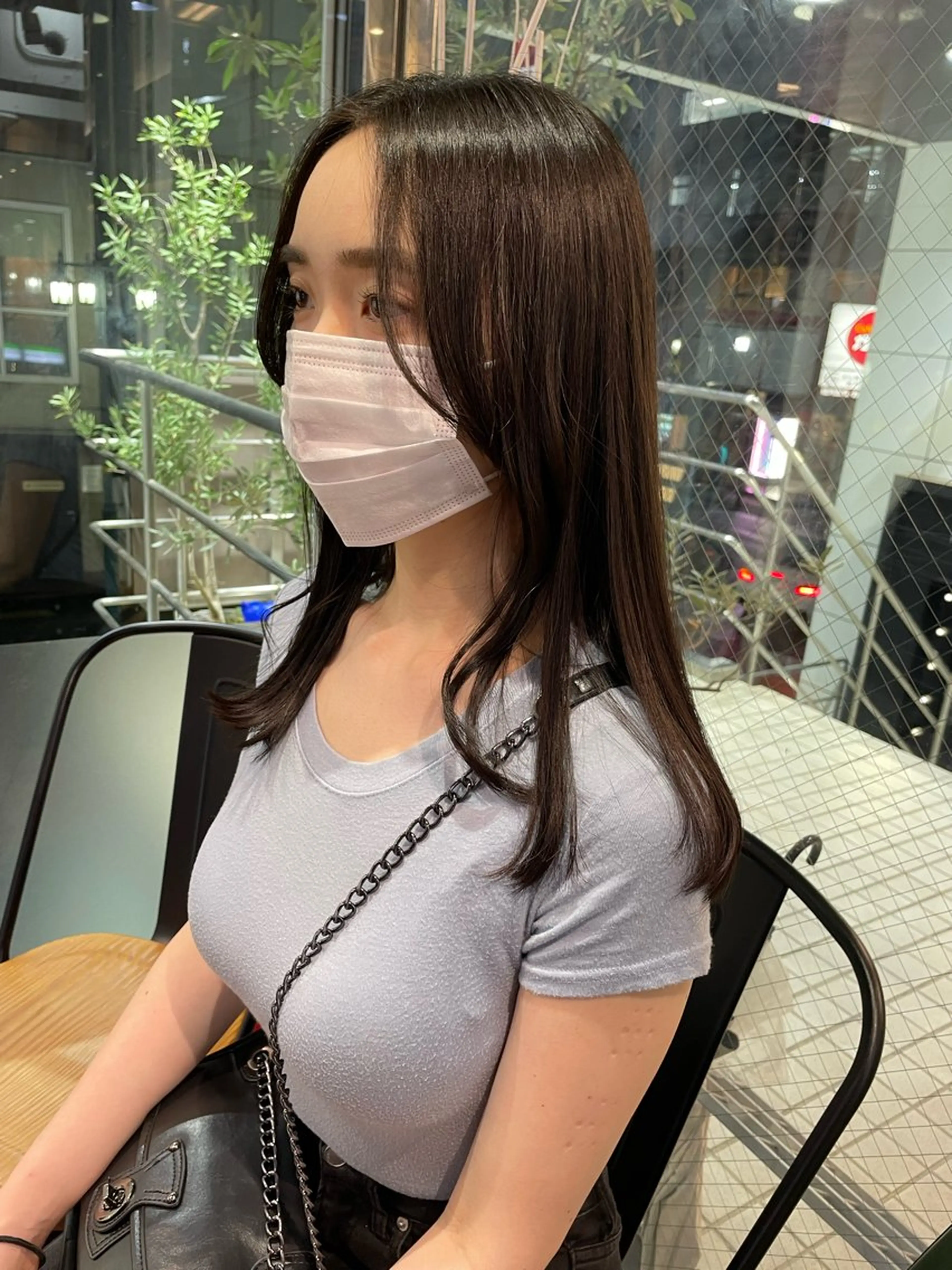 ロング ‪るか/‪透明感 カラー/アレンジのヘアスタイル