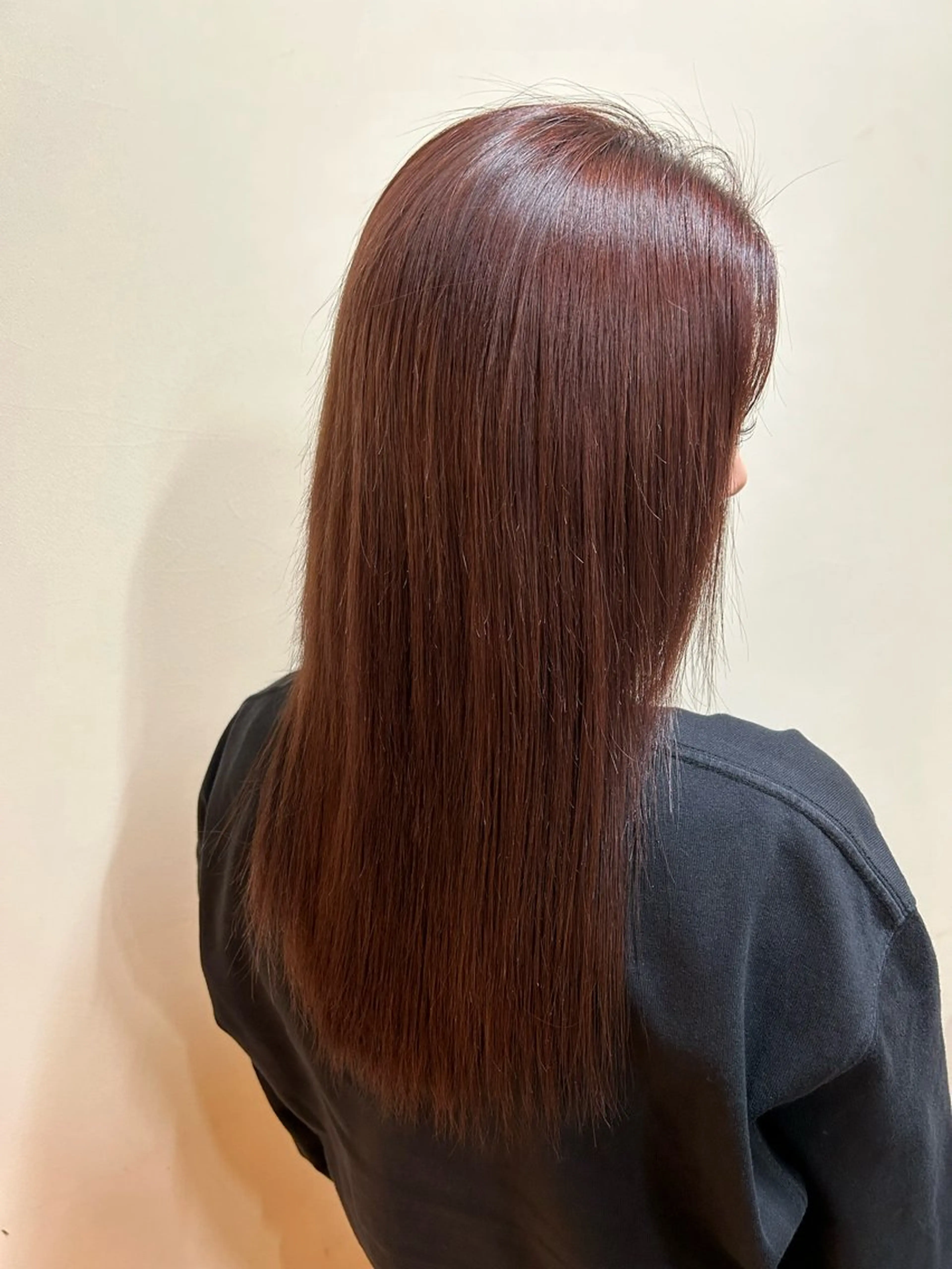 セミロング 水谷 菜央のヘアスタイル