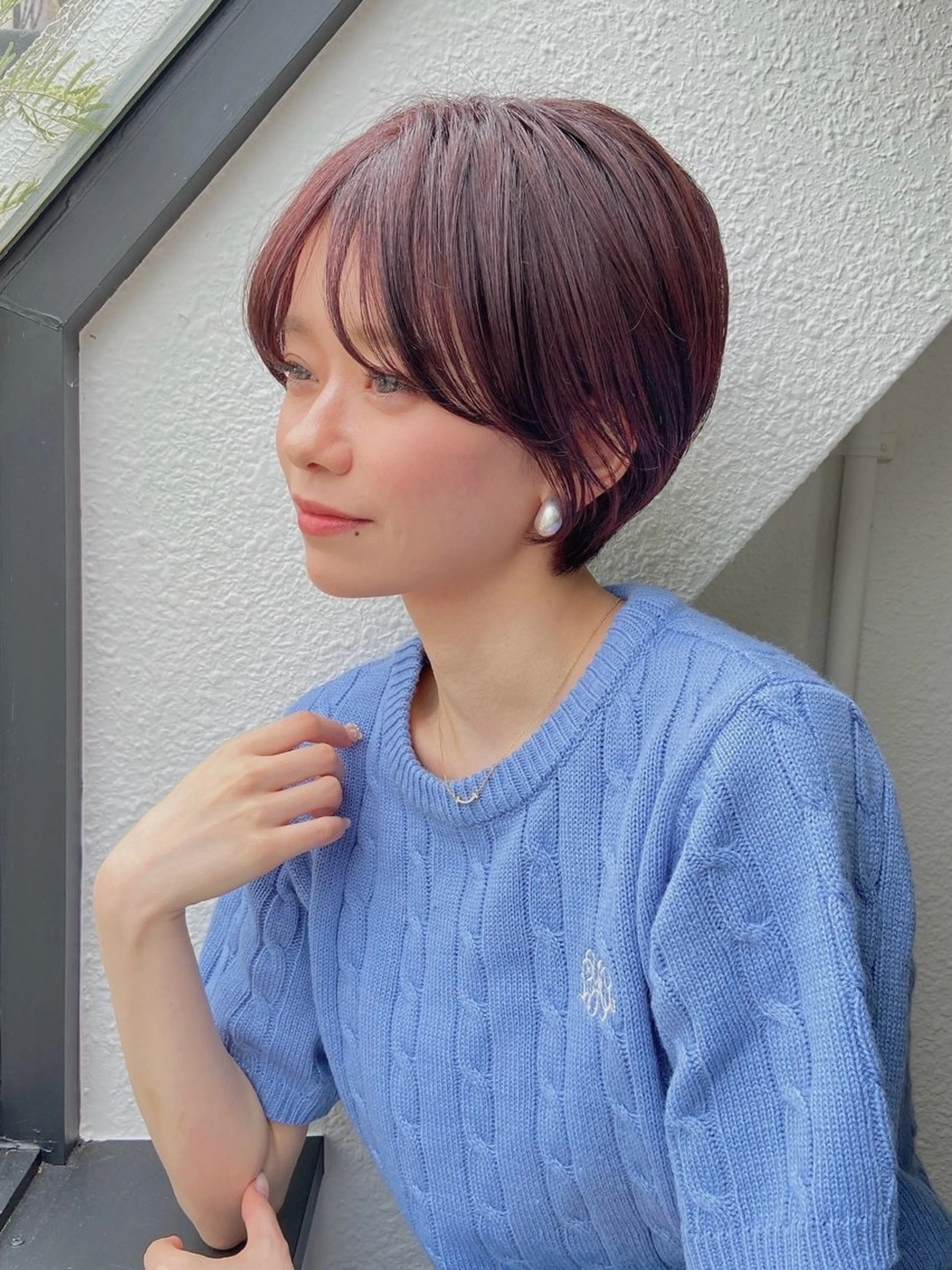 ショート カラー カット ヘアカラー トリートメント 🦋透明感カラー🦋 なつやのヘアスタイル