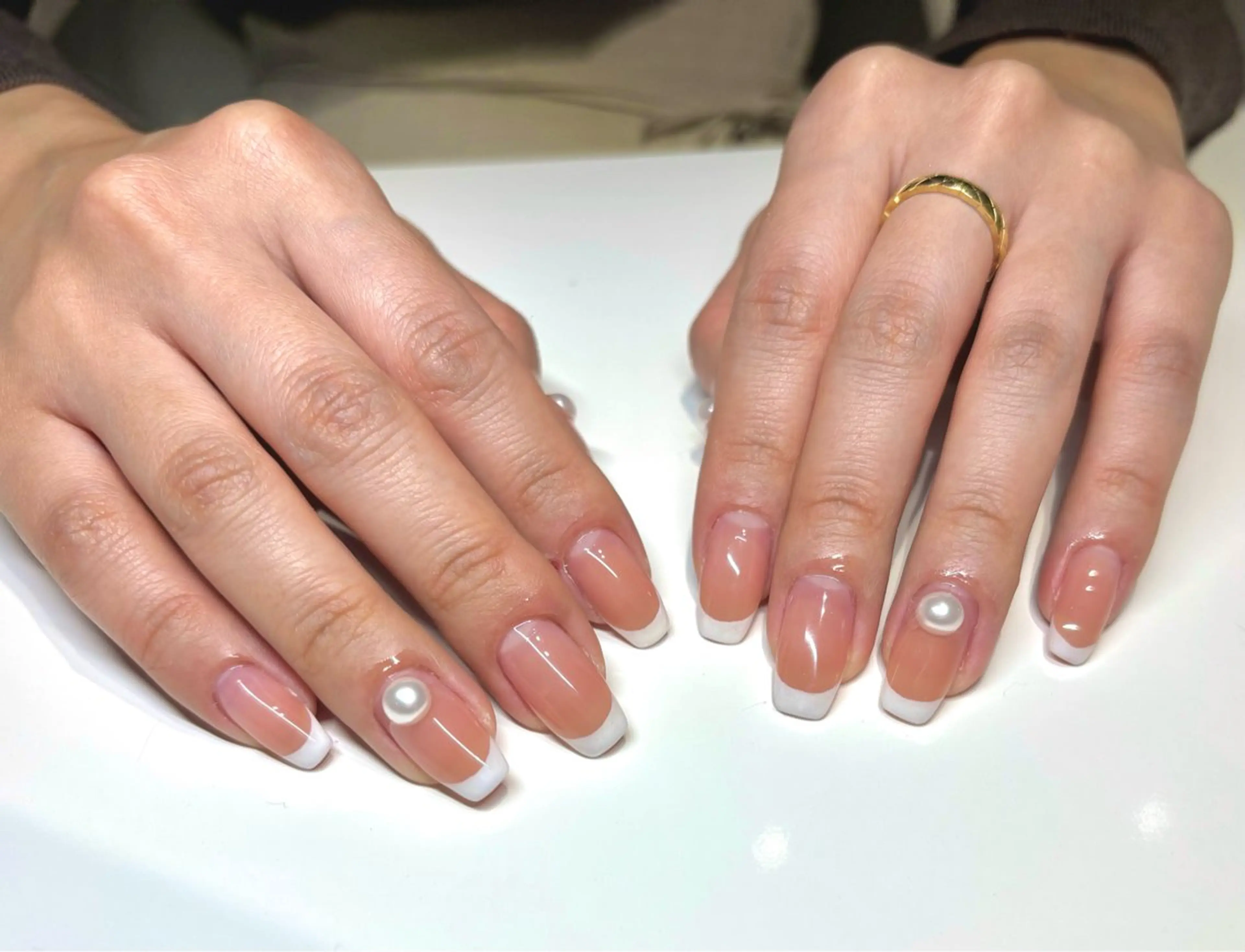 ネイル フレンチネイル Nailsalon Puttiのネイルデザイン