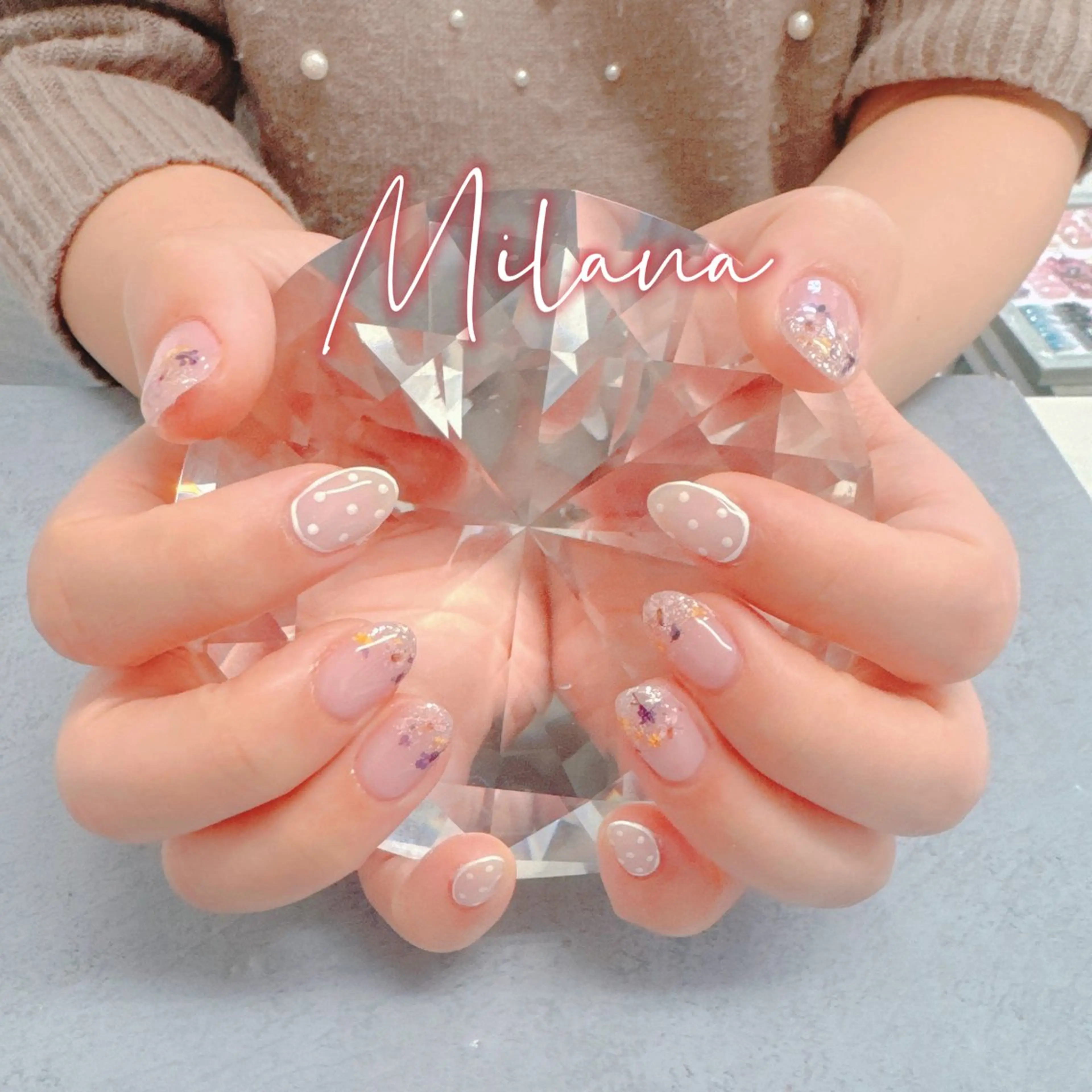 ネイル 春ネイル ハンドネイル Milana 山元のネイルデザイン