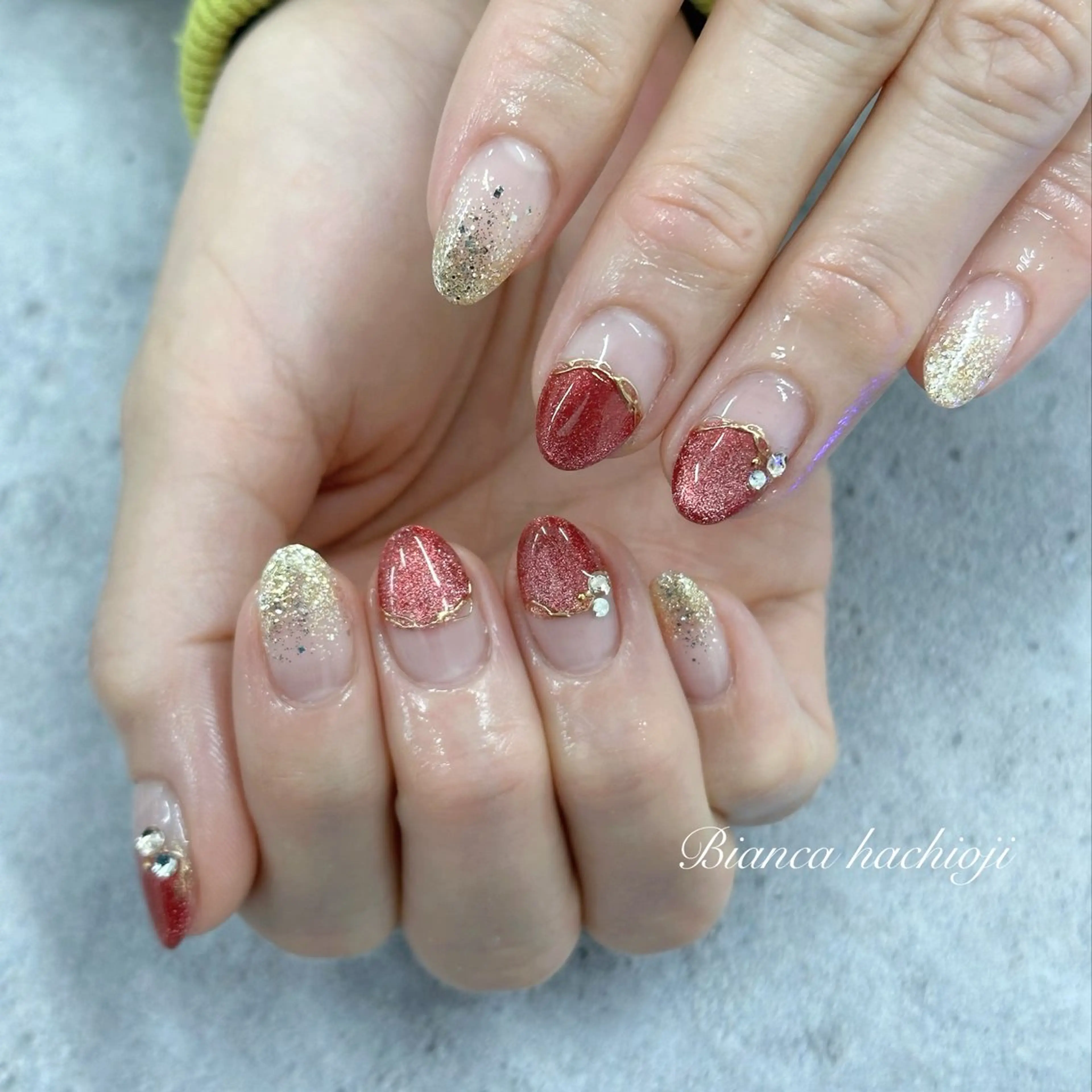 ネイル ハンドネイル Bianca🦋 AIRAのネイルデザイン