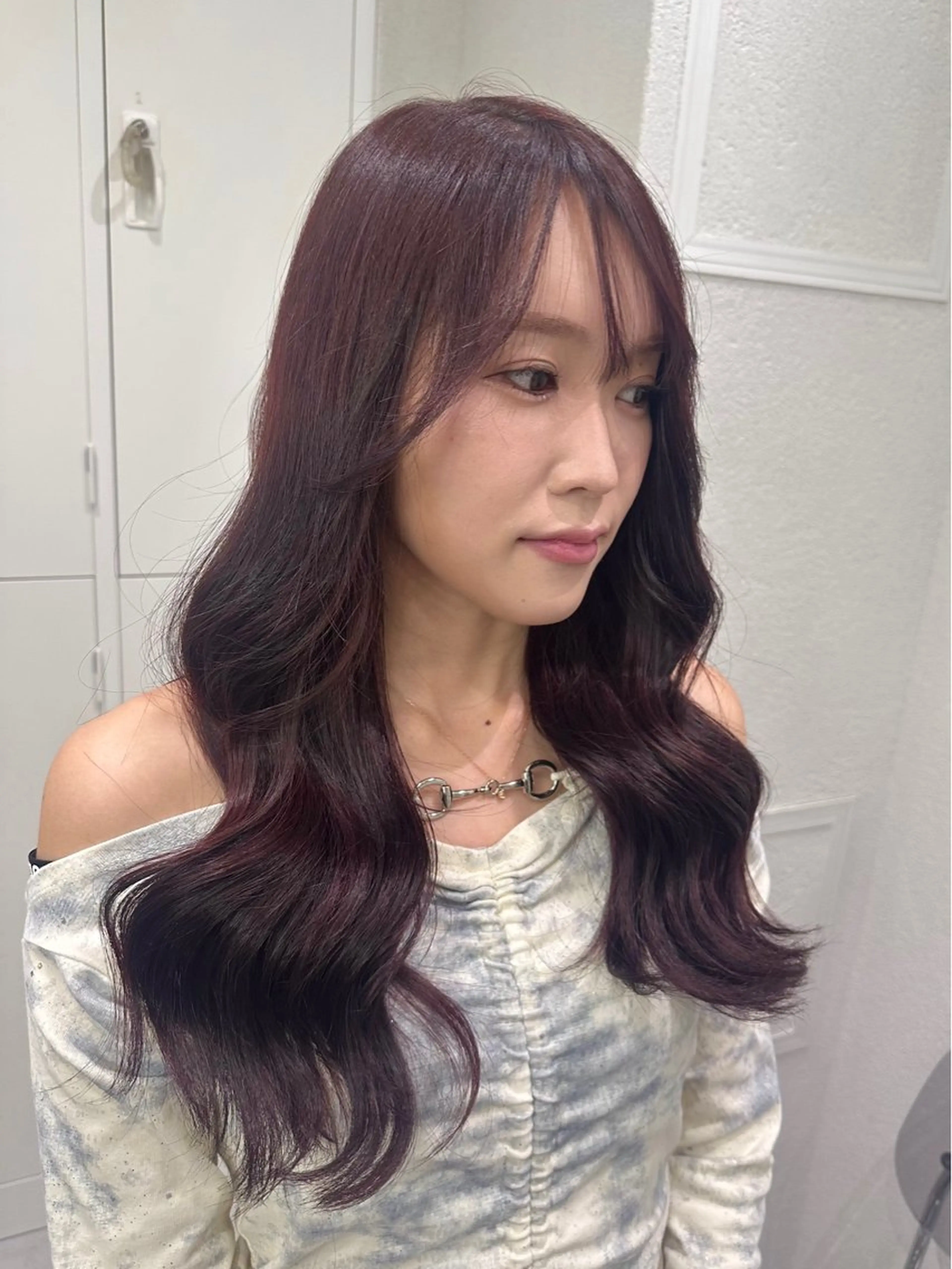 ロング カラー ヘアカラー トリートメント 🪞個室サロン/韓国 艶髪/keito🪞のヘアスタイル