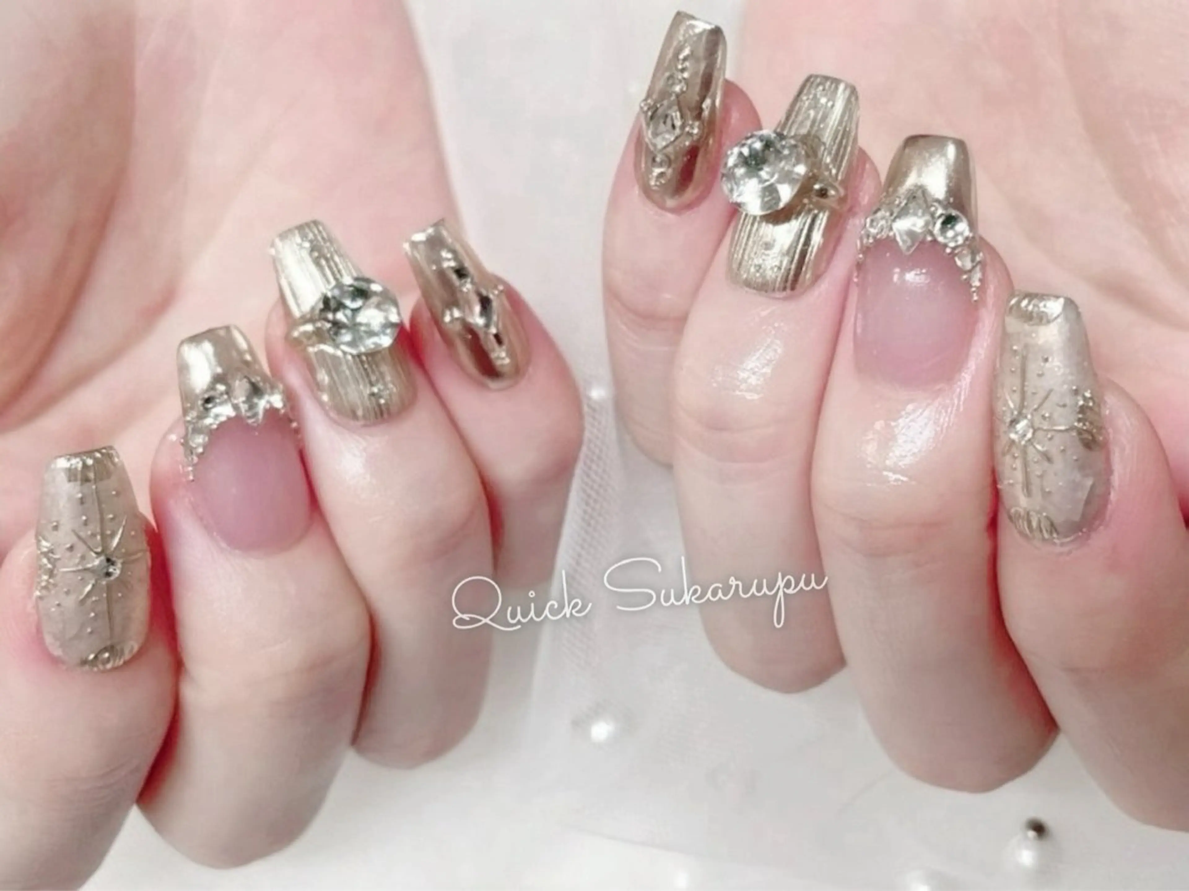 ネイル ハンドネイル Quick Sukarupu新宿のネイルデザイン