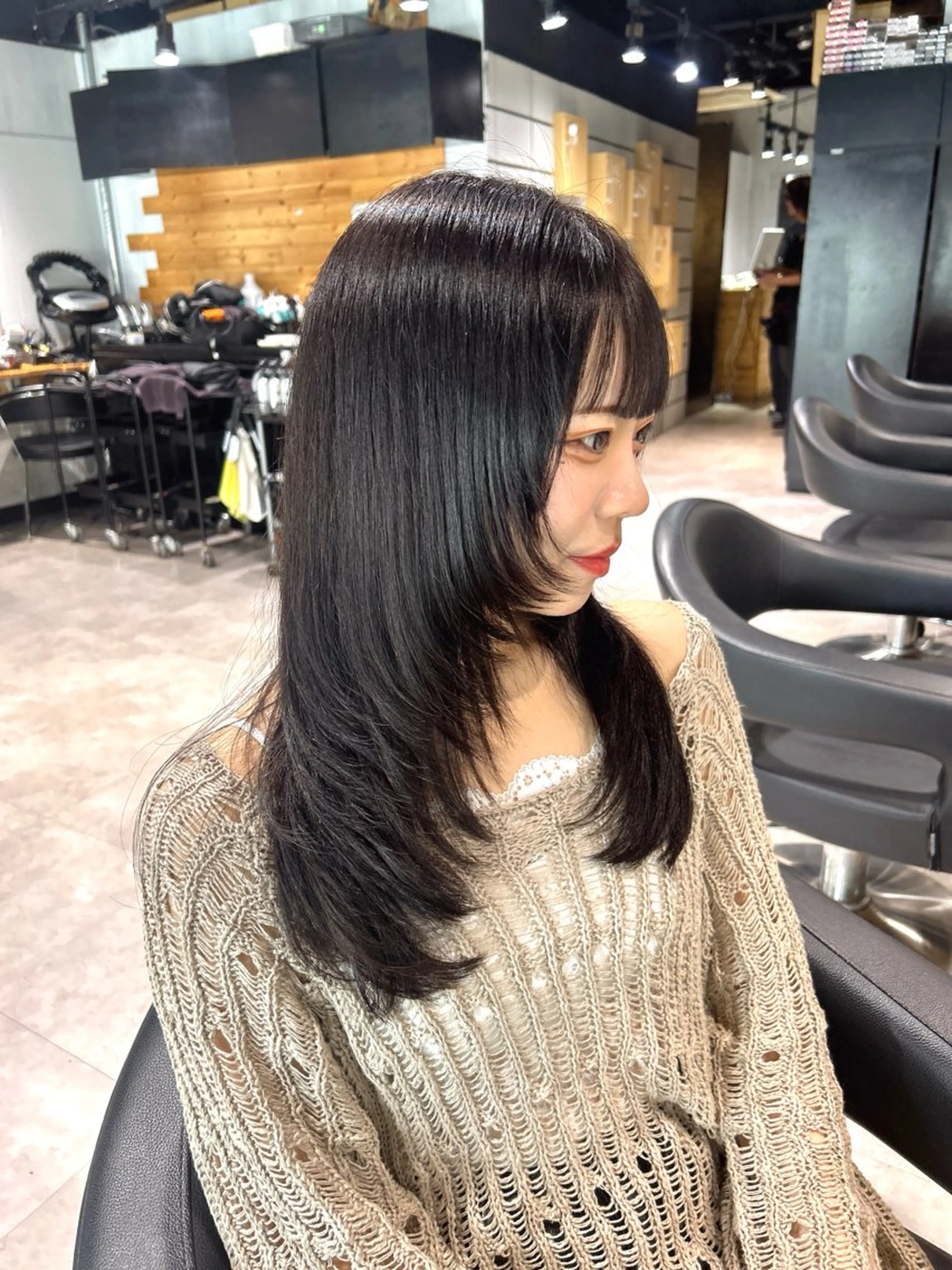 ロング カット トリートメント ヘッドスパ レイヤーStyle 🪽菜々実のヘアスタイル