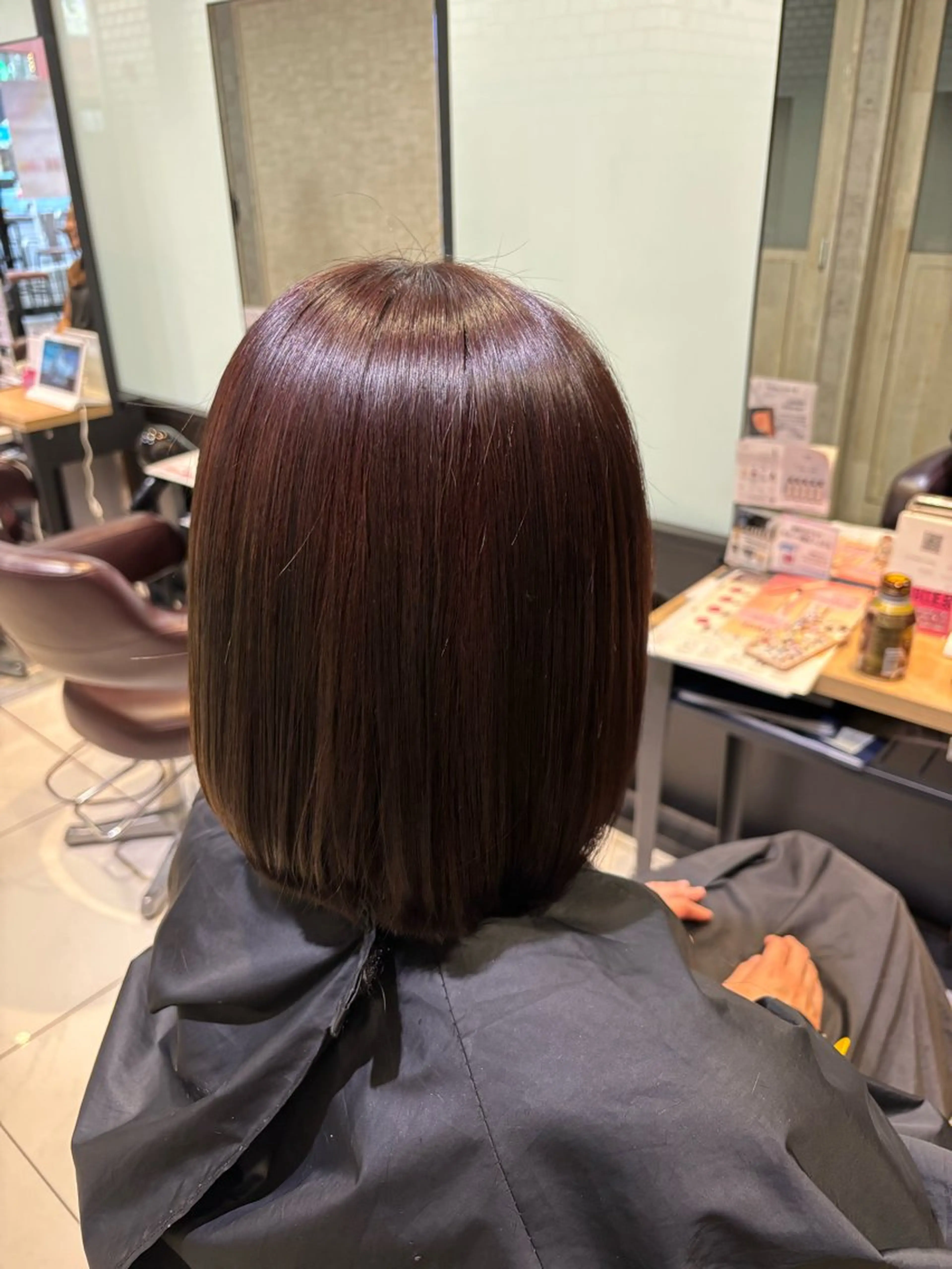 ショート カラー カット ヘアカラー 韓国髪質改善艶カラー /レイヤー/miyuのヘアスタイル