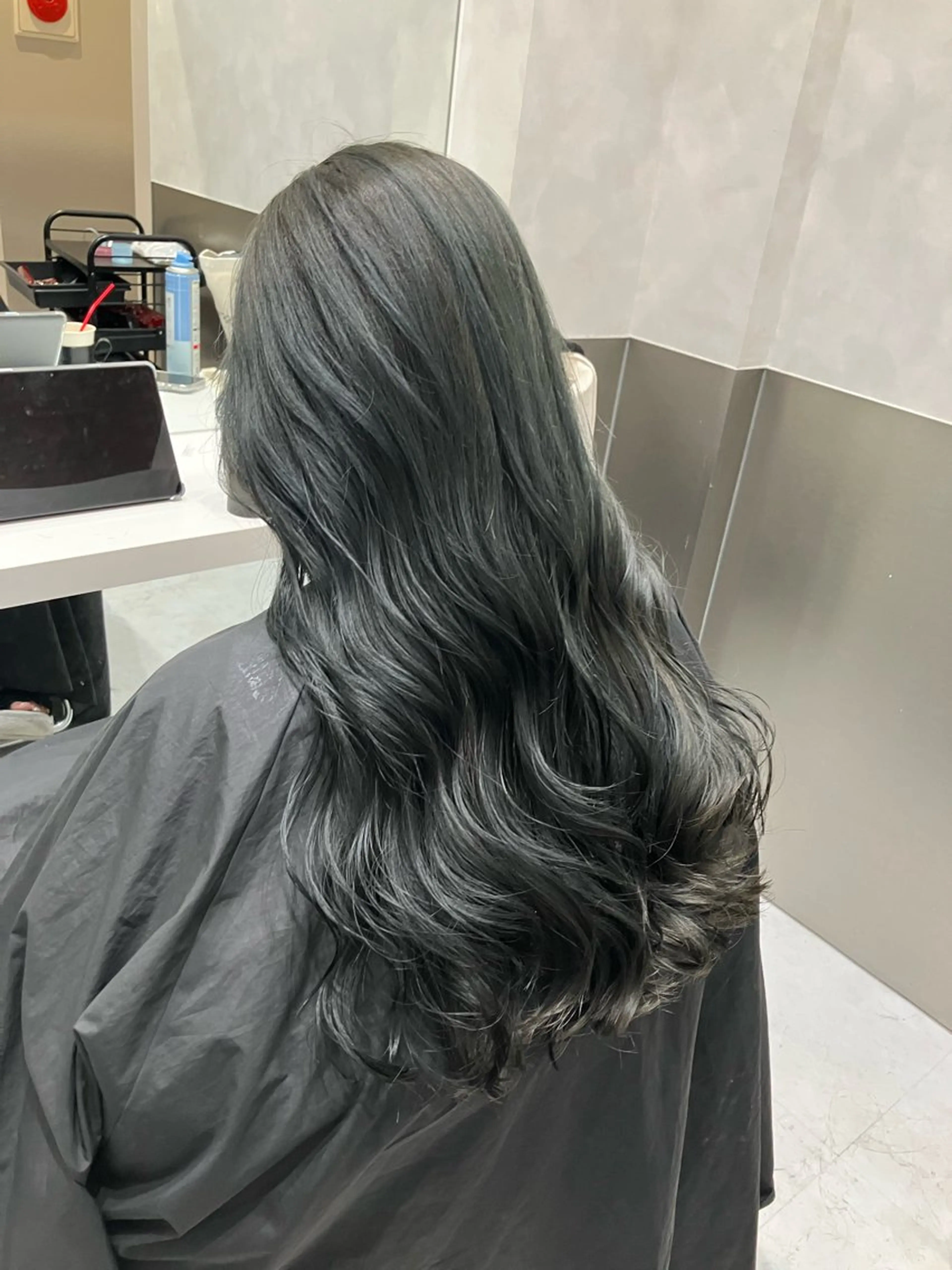 ロング カラー カット ヘアカラー トリートメント GO TODAY SHAIRE SALON原宿vita店舗所属・💖ブリーチなし透明 感💖ASAHIのヘアスタイル