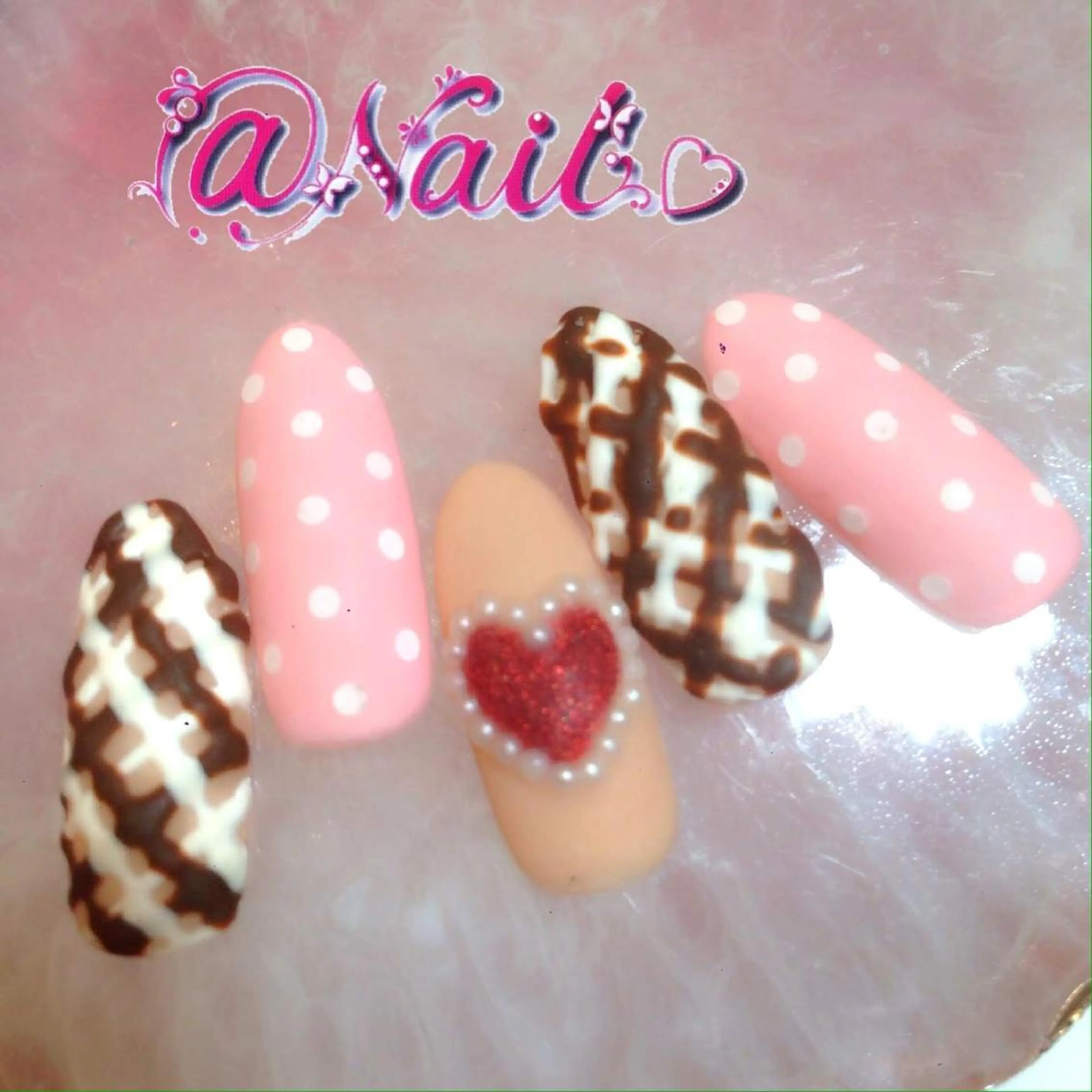 ネイル ネイルチップ 小尾 栞のネイルデザイン