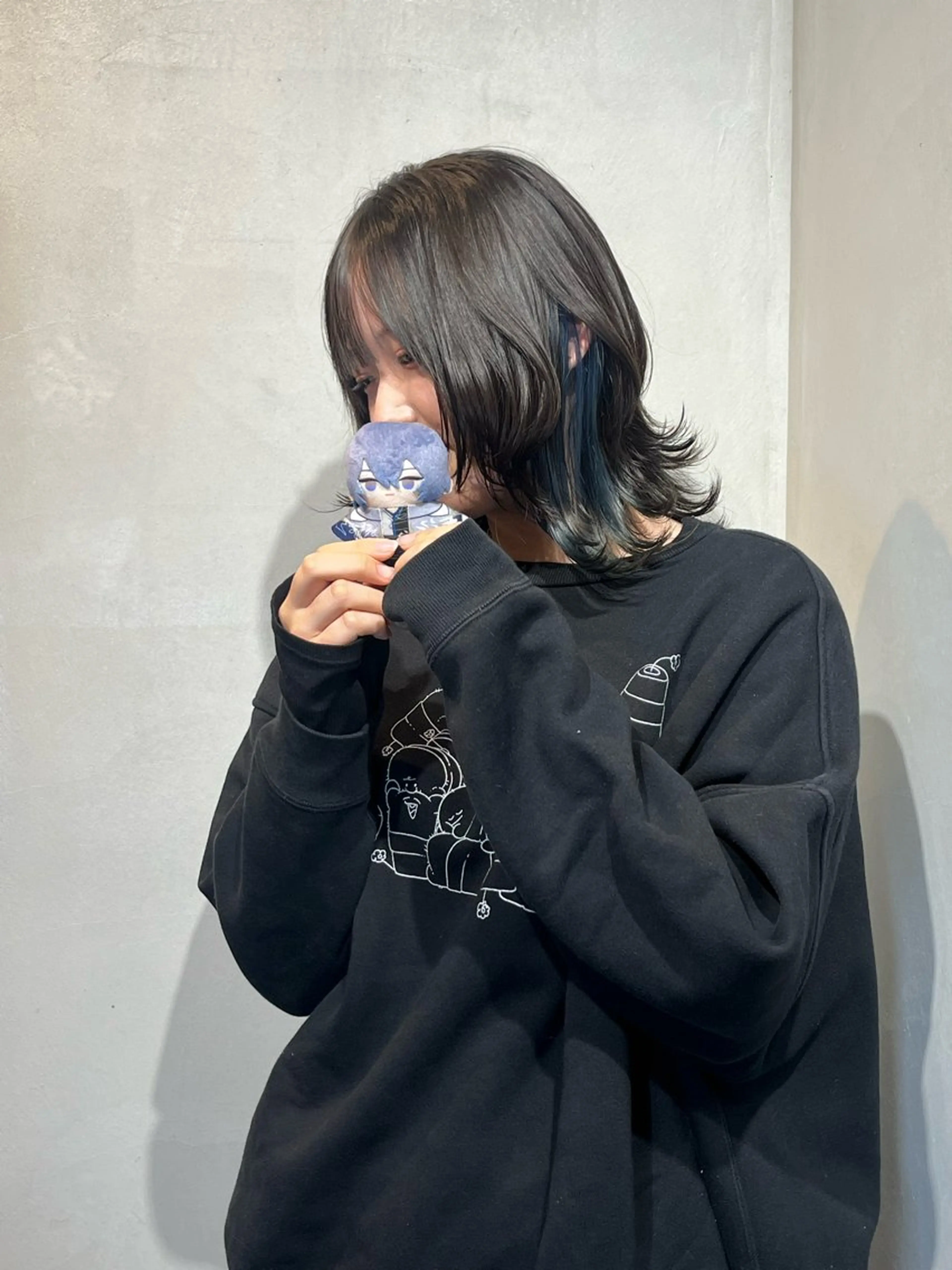 ミディアム Uo/似合わせパーマ /髪質改善/四条烏丸のヘアスタイル