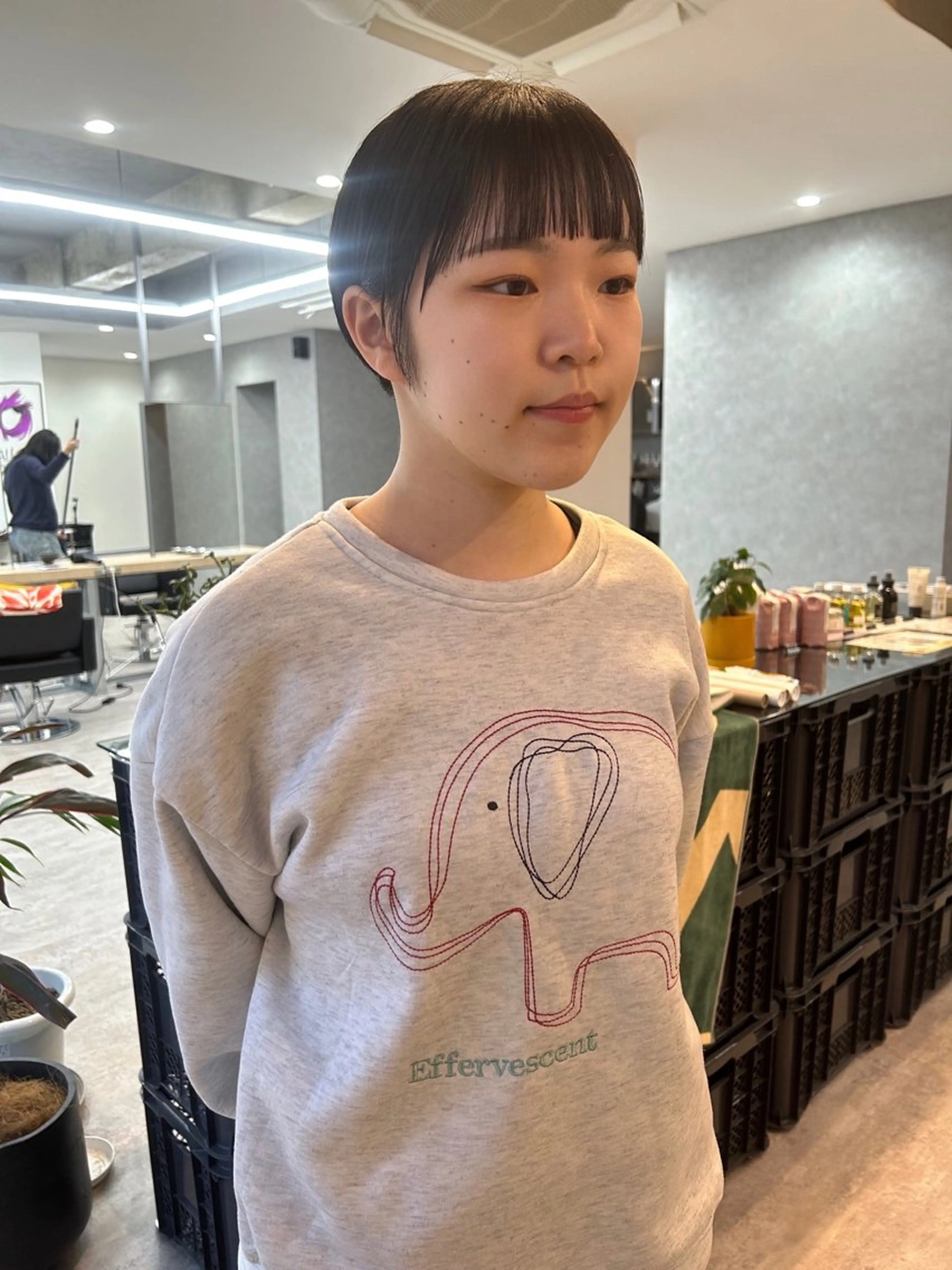 ショート カット aika/パーマ/ ショート/伏見のヘアスタイル