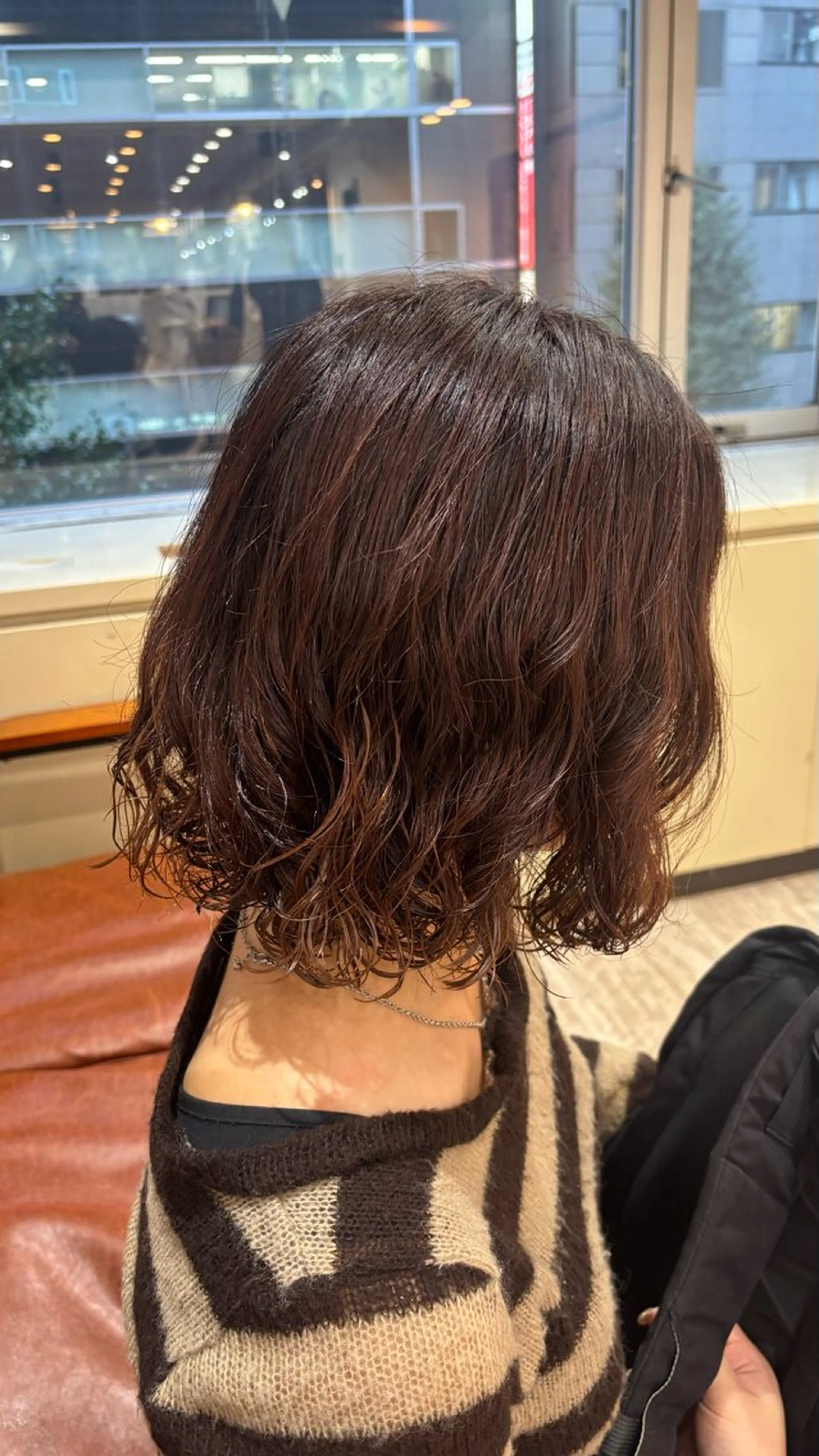 ミディアム ヒグチ ハルナのヘアスタイル