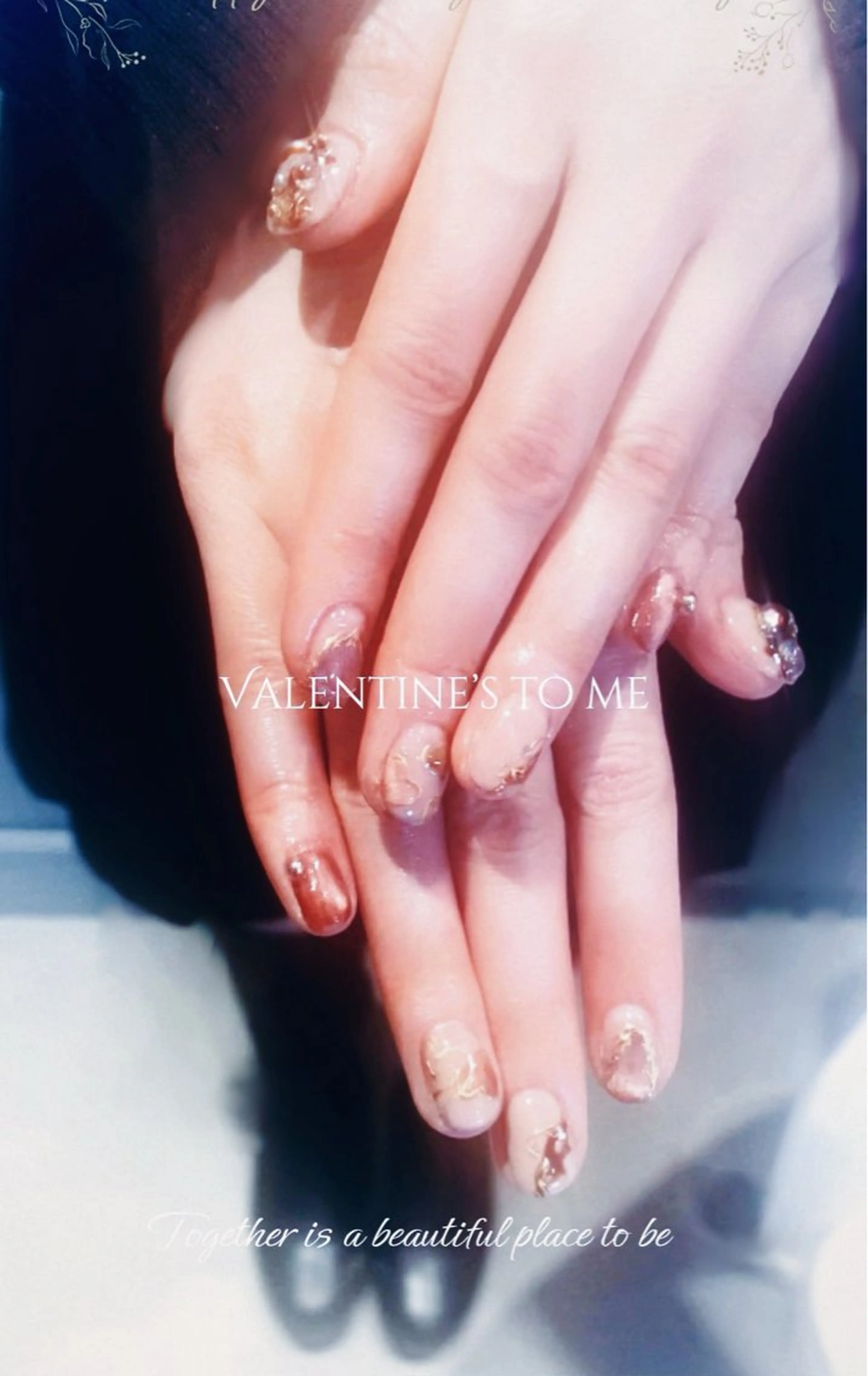 ネイル バレンタイン free hug Hiromiのネイルデザイン