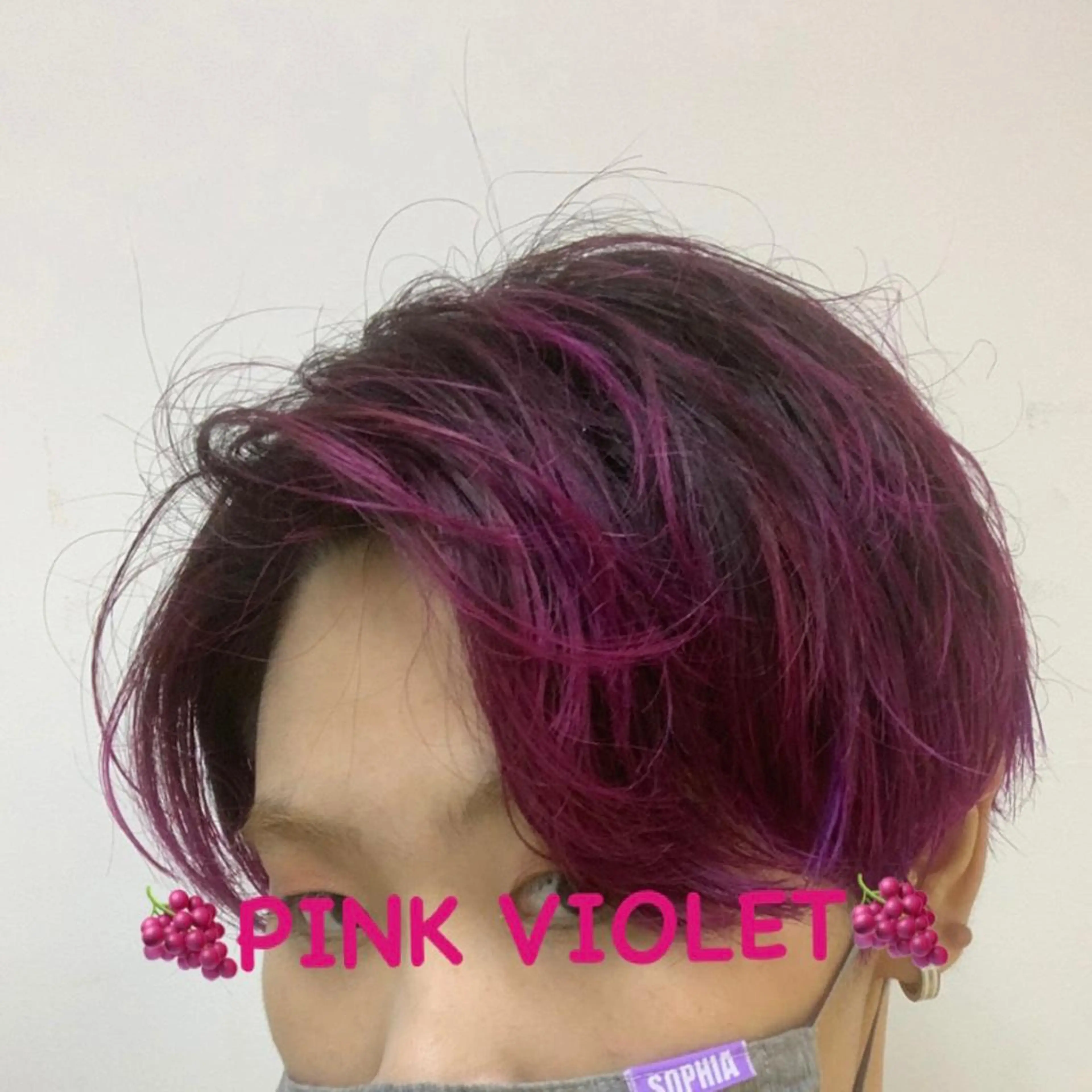 ショート 🐺ウルフ× ハイトーン🐺MOEのヘアスタイル