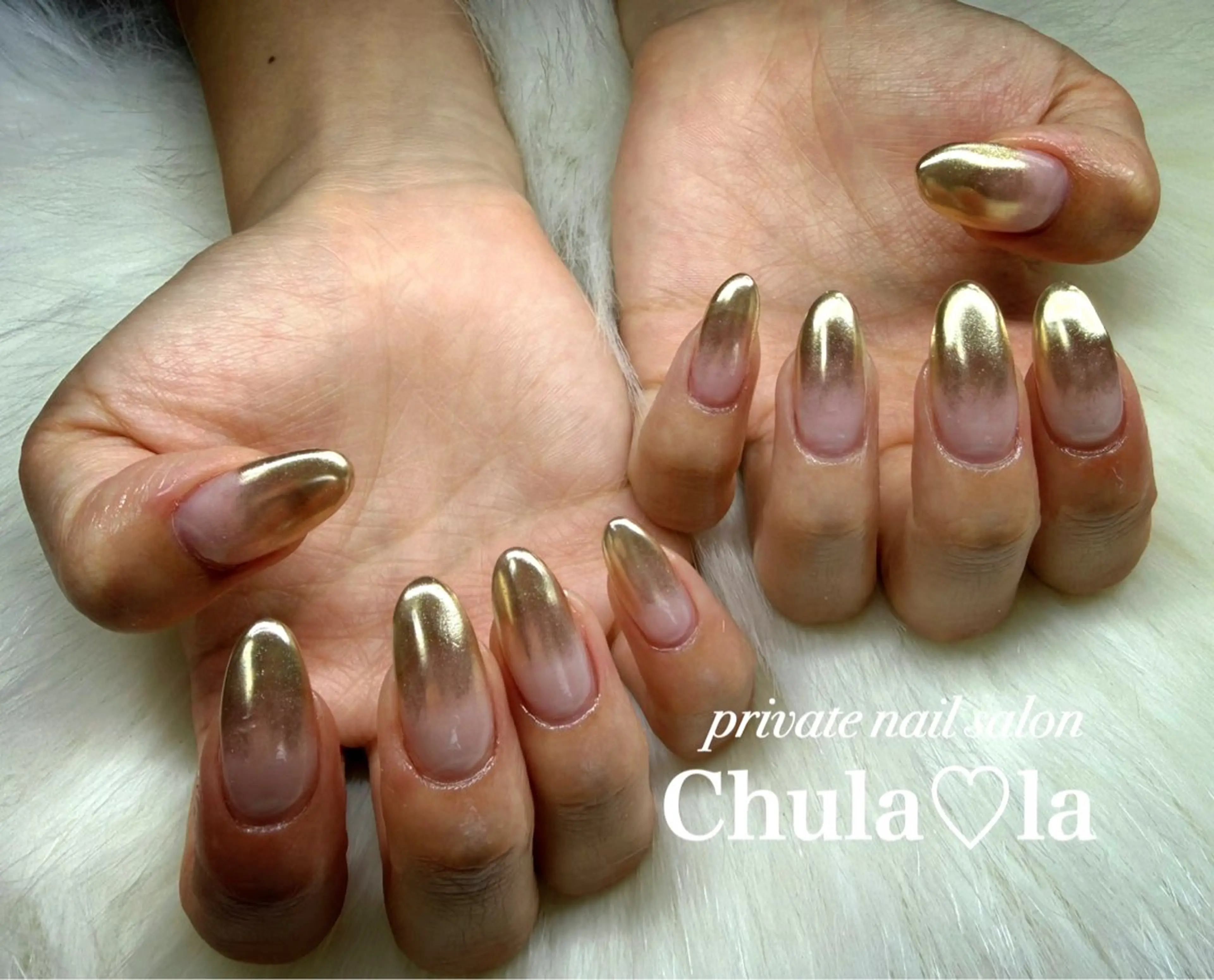 ネイル ミラーネイル ハンドネイル Chula♡la 豊見城市高安のネイルデザイン