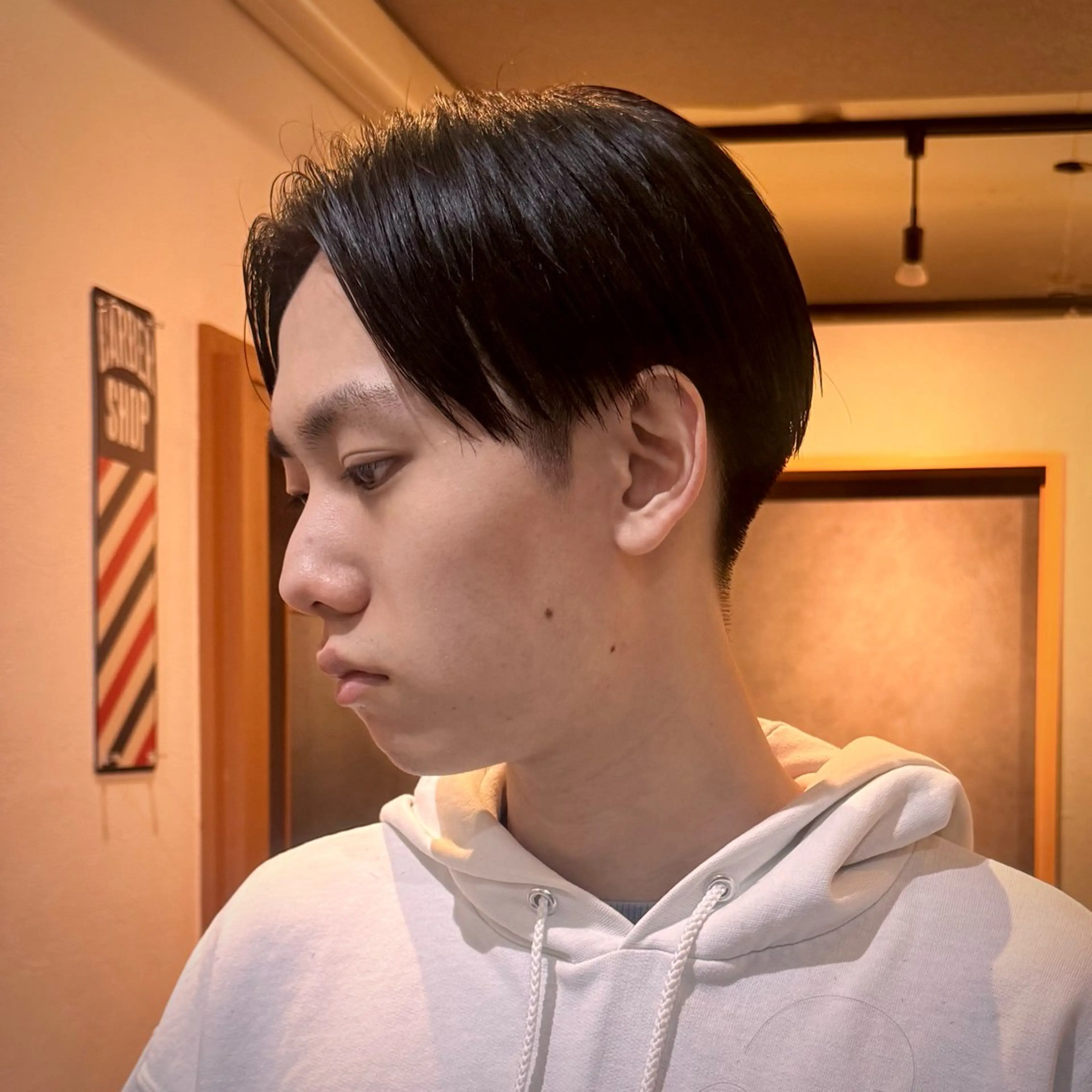 ショート カラー メンズ センターパート 刈り上げ カット ヘアカラー 立川メンズカット/ メンズパーマ💈三上のヘアスタイル