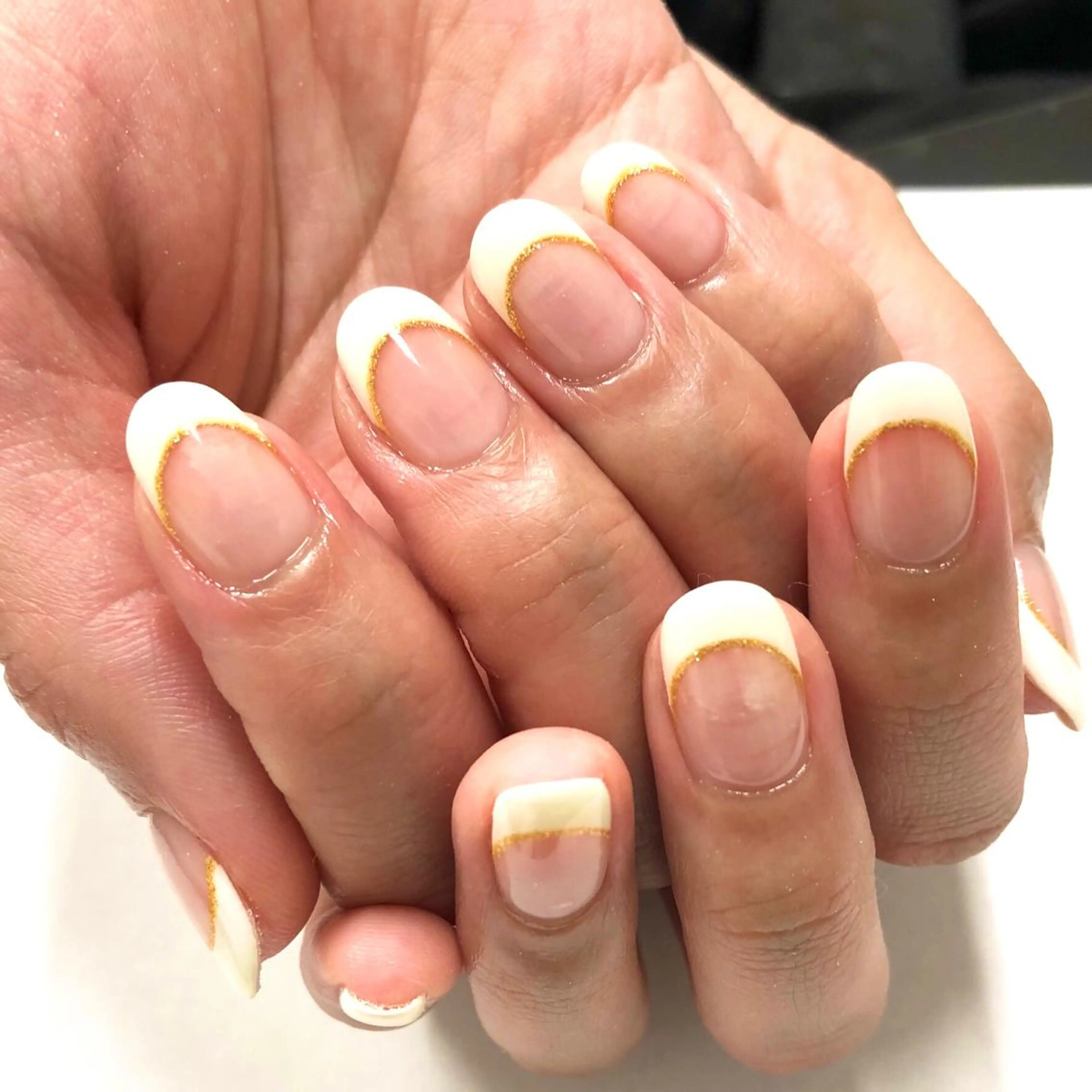 ショート ハンドネイル フットネイル NailBeauty コルンのネイルデザイン