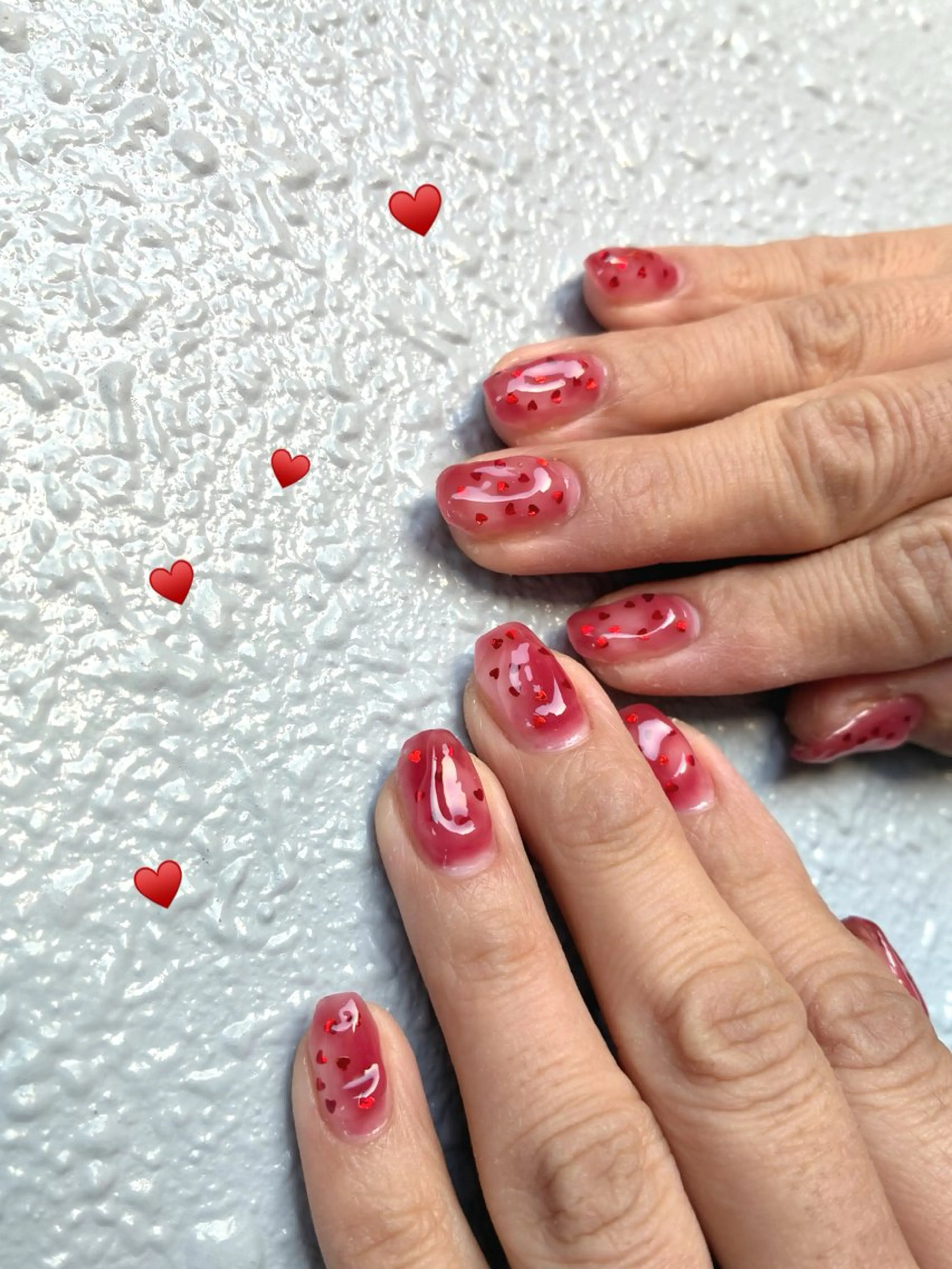 ネイル ハート shiki_nail 🪐のネイルデザイン