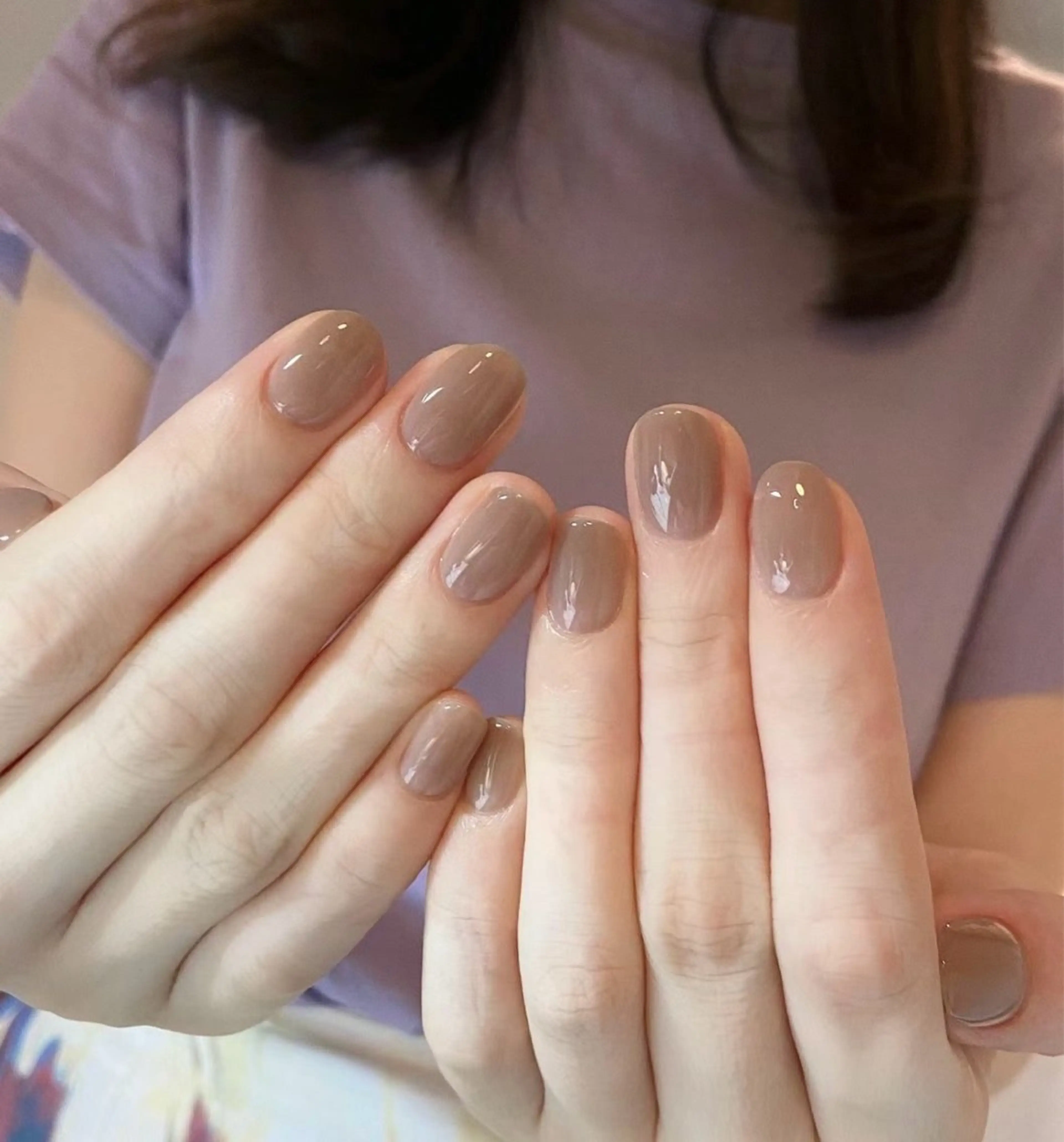 🔰 【オフ無し、ケア込み】 🌸ハンドネイル💅ワンカラーの写真