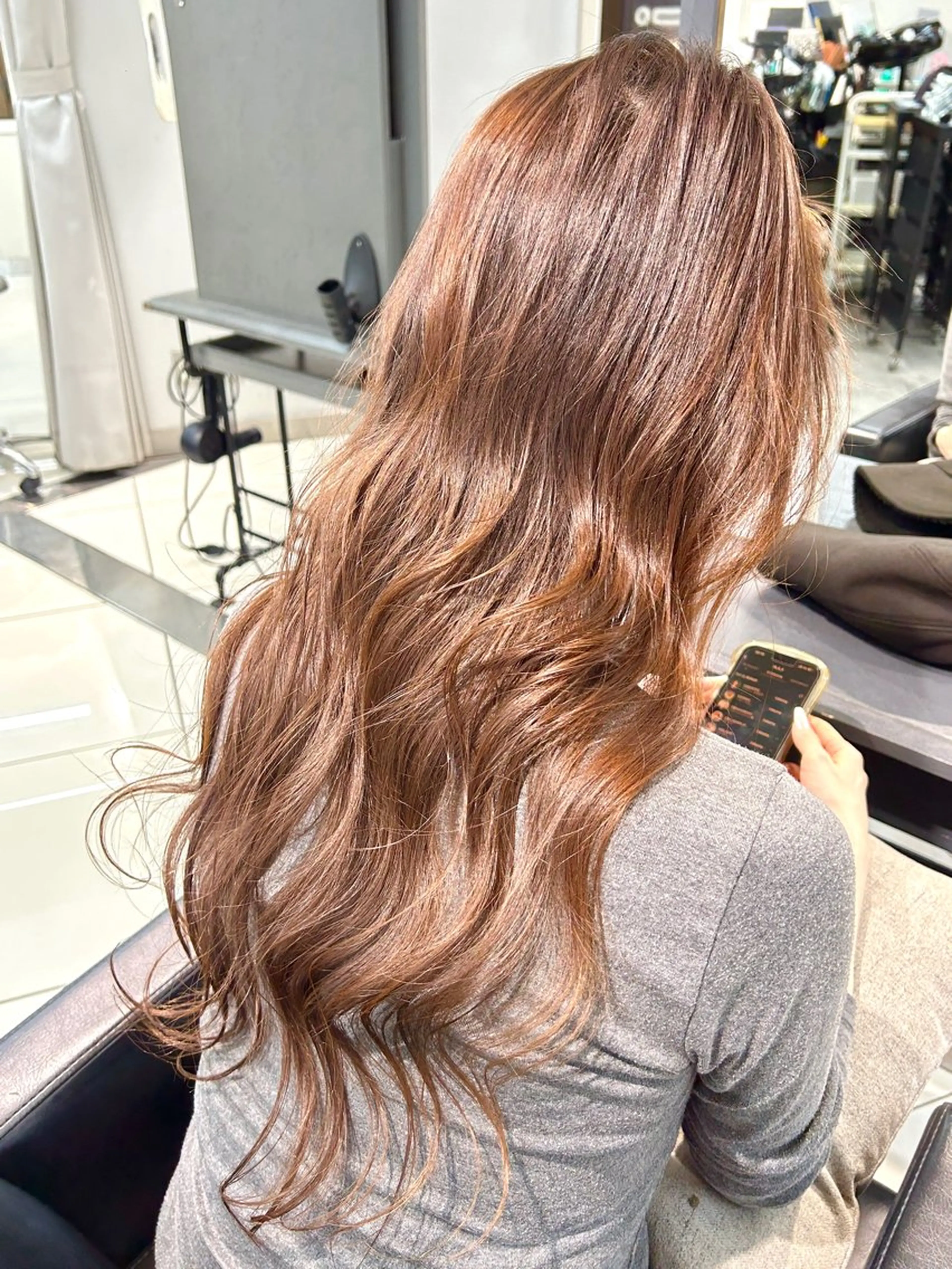 ロング カラー くびれボブレイヤー 渋谷/kougaのヘアスタイル