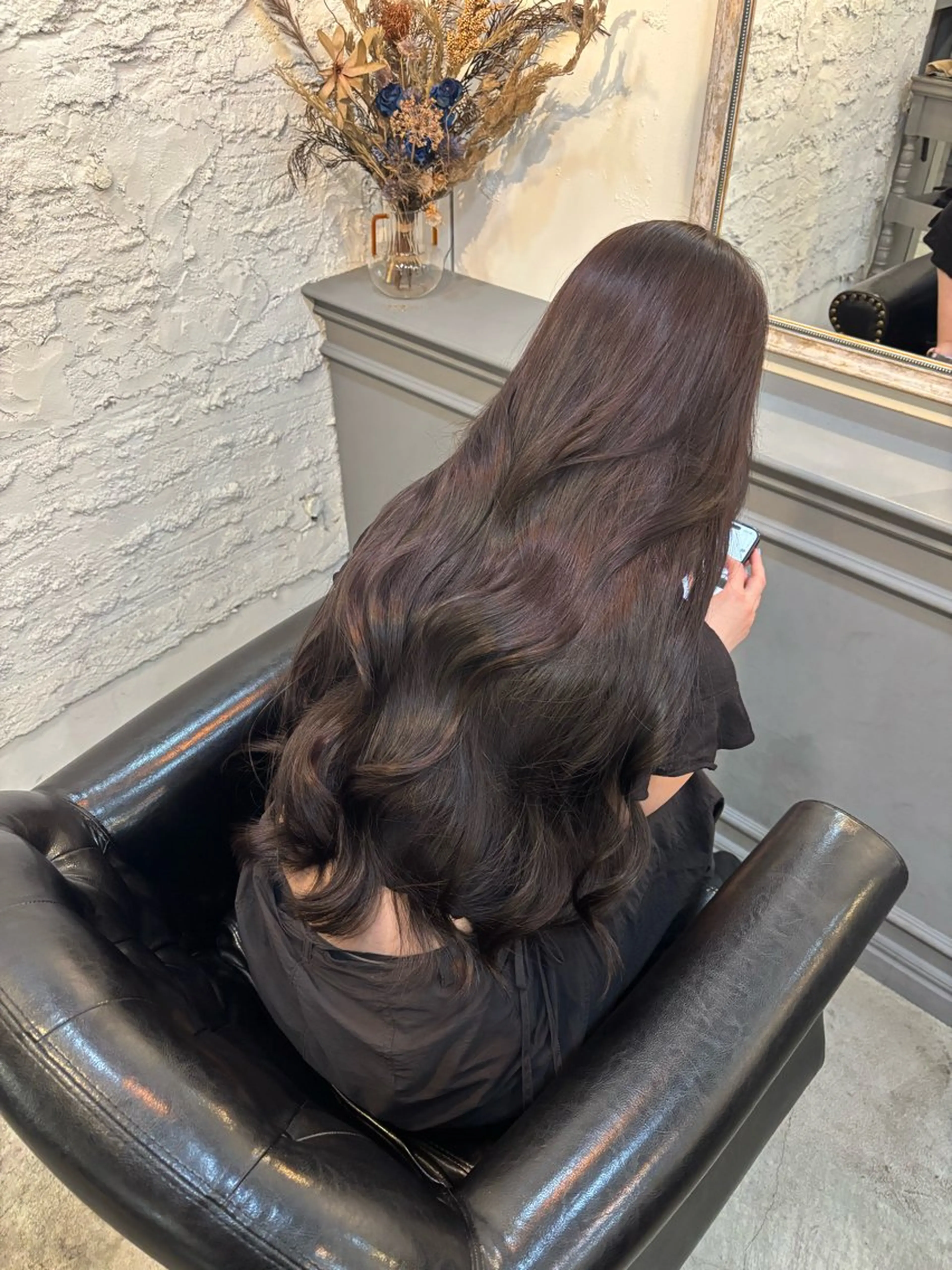 ロング カラー 関口 玲那のヘアスタイル