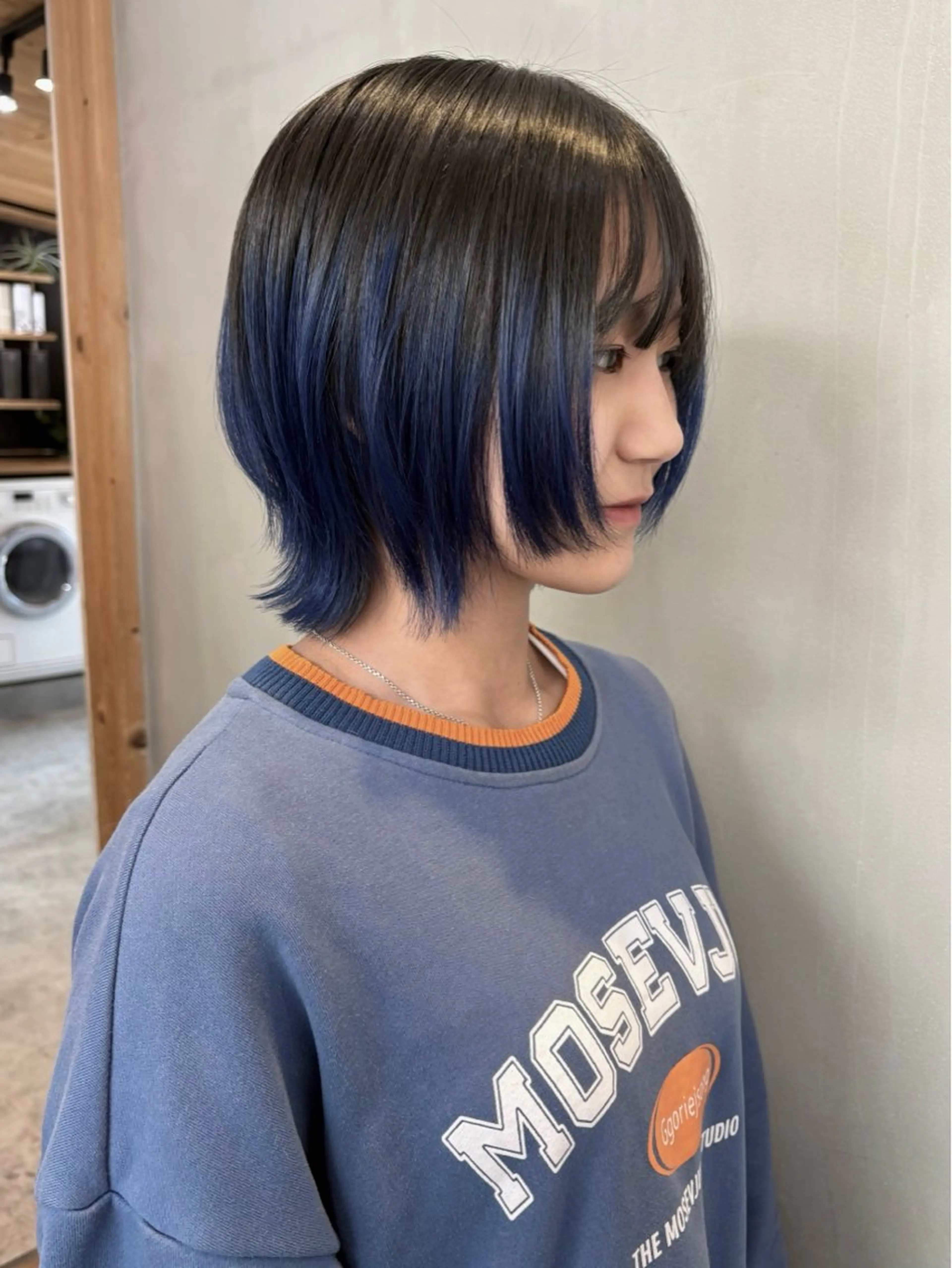 ショート カラー ヘアカラー 🫐寒色系カラー 🫐ヤマナカリリカのヘアスタイル