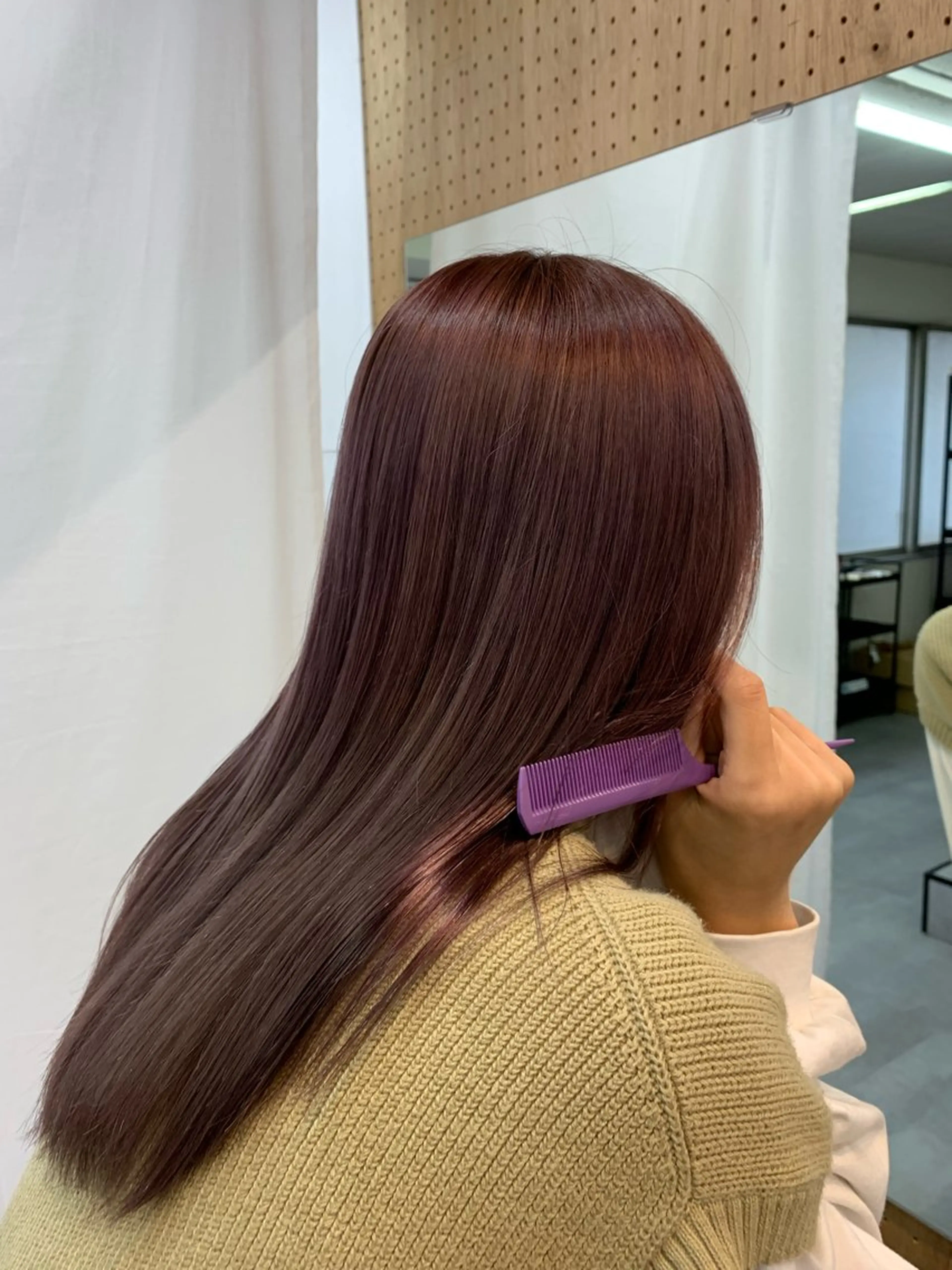 カラー films所属・AYA/films ショート／レイヤーのヘアスタイル