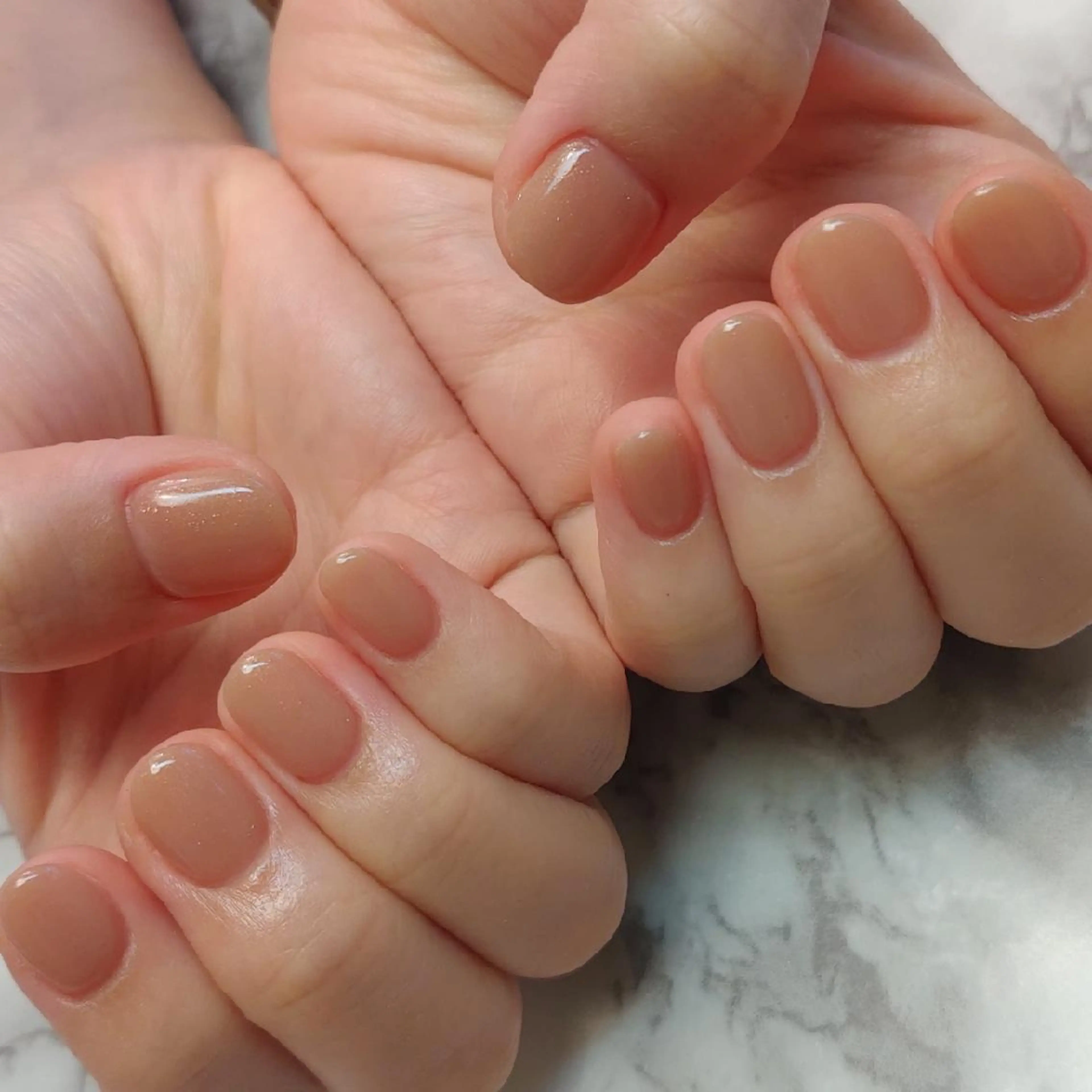 ネイル ワンカラーネイル ジェヌインネイル 河内のネイルデザイン