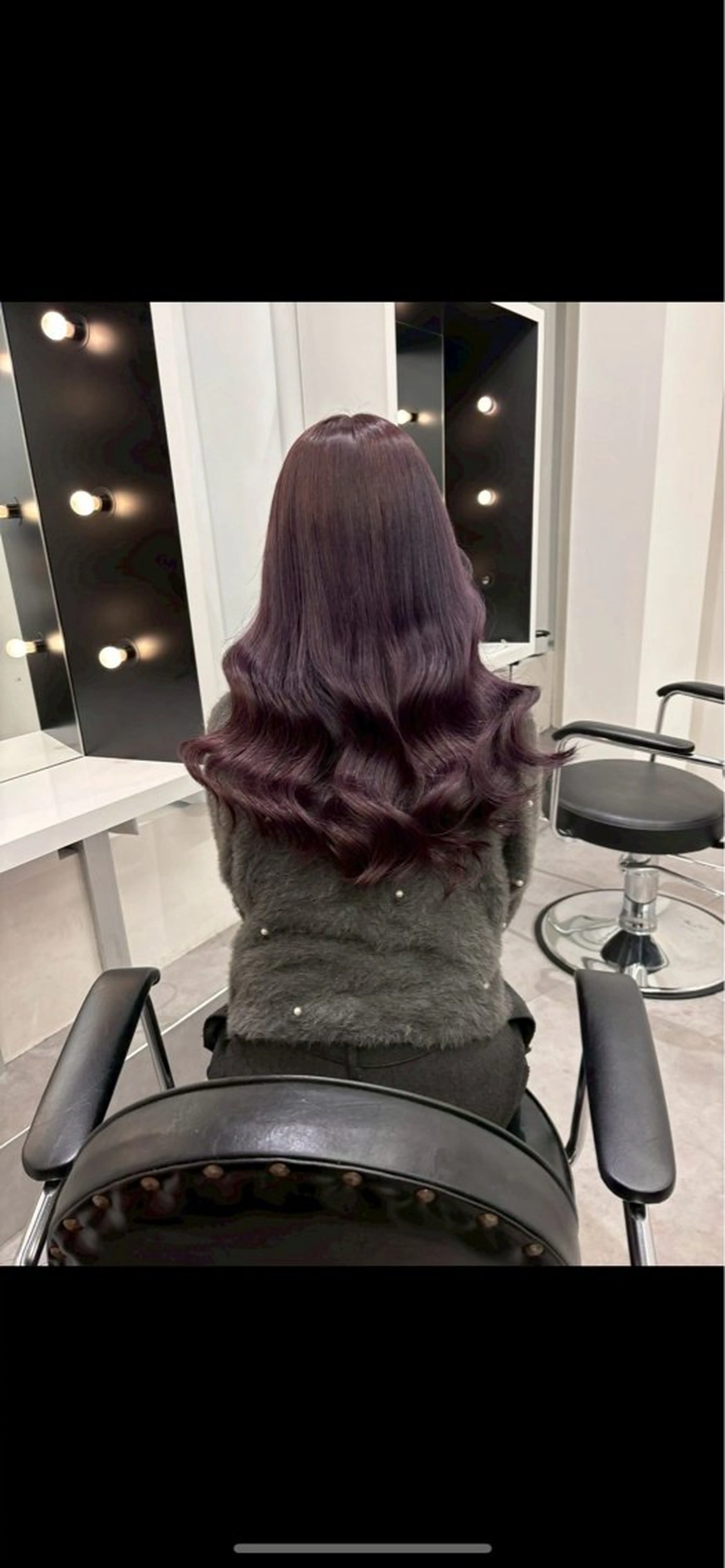 ロング shu ラベンダー/ピンクのヘアスタイル