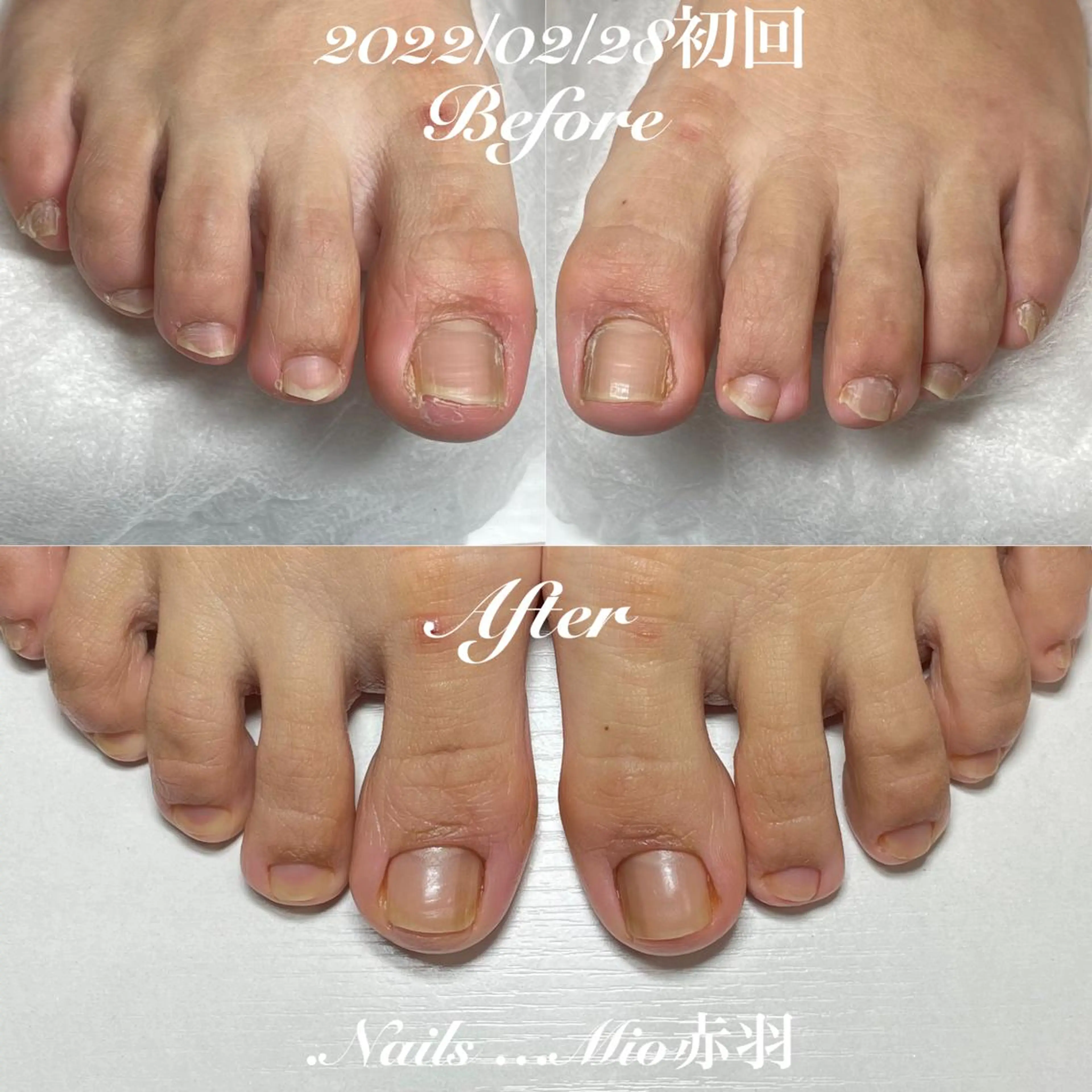 ネイル フットネイル .Nails Mio 赤羽西ネイルサロンのネイルデザイン