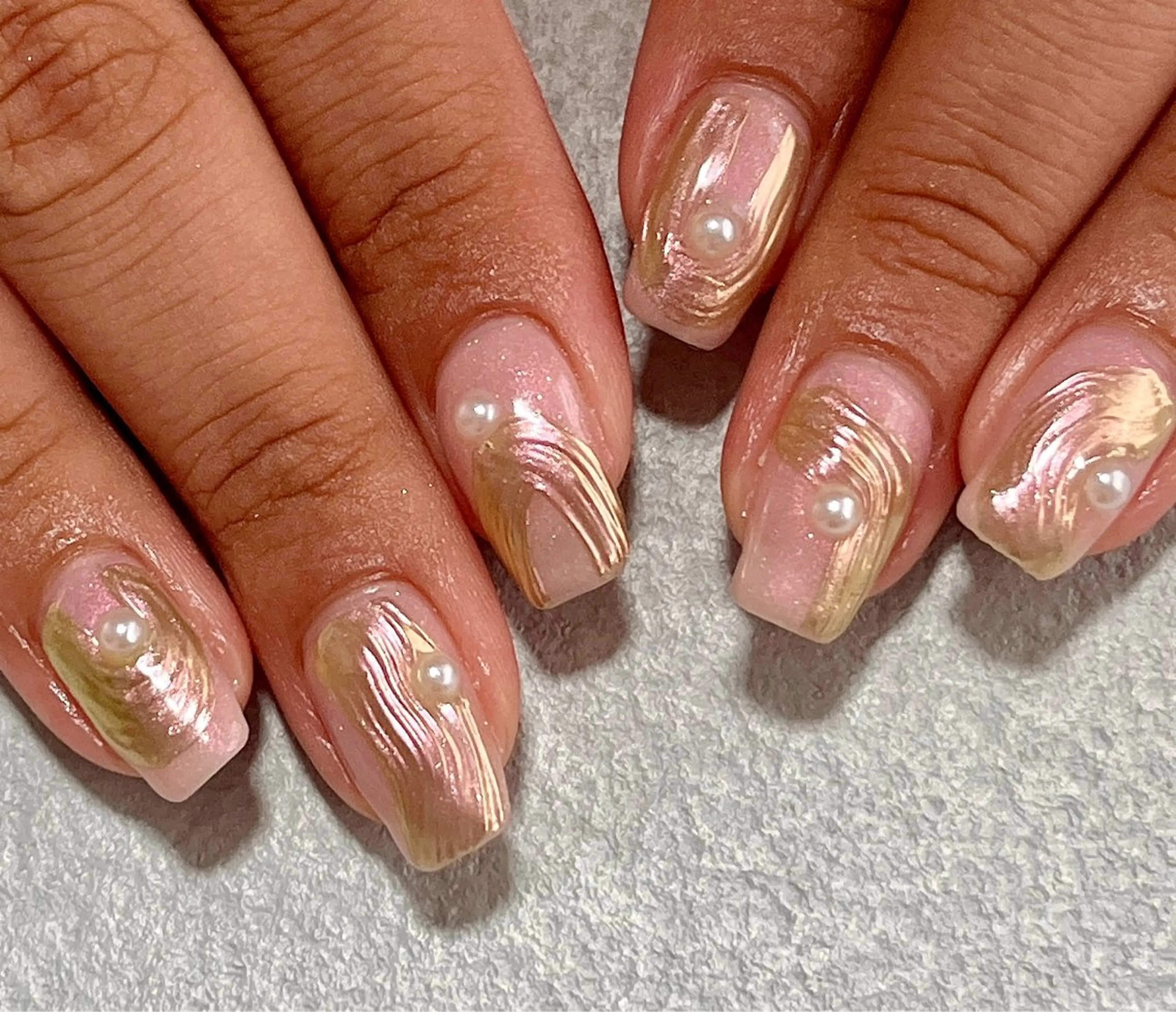 ネイル ハンドネイル tsumeya ゆるかわ手描きネイルのネイルデザイン