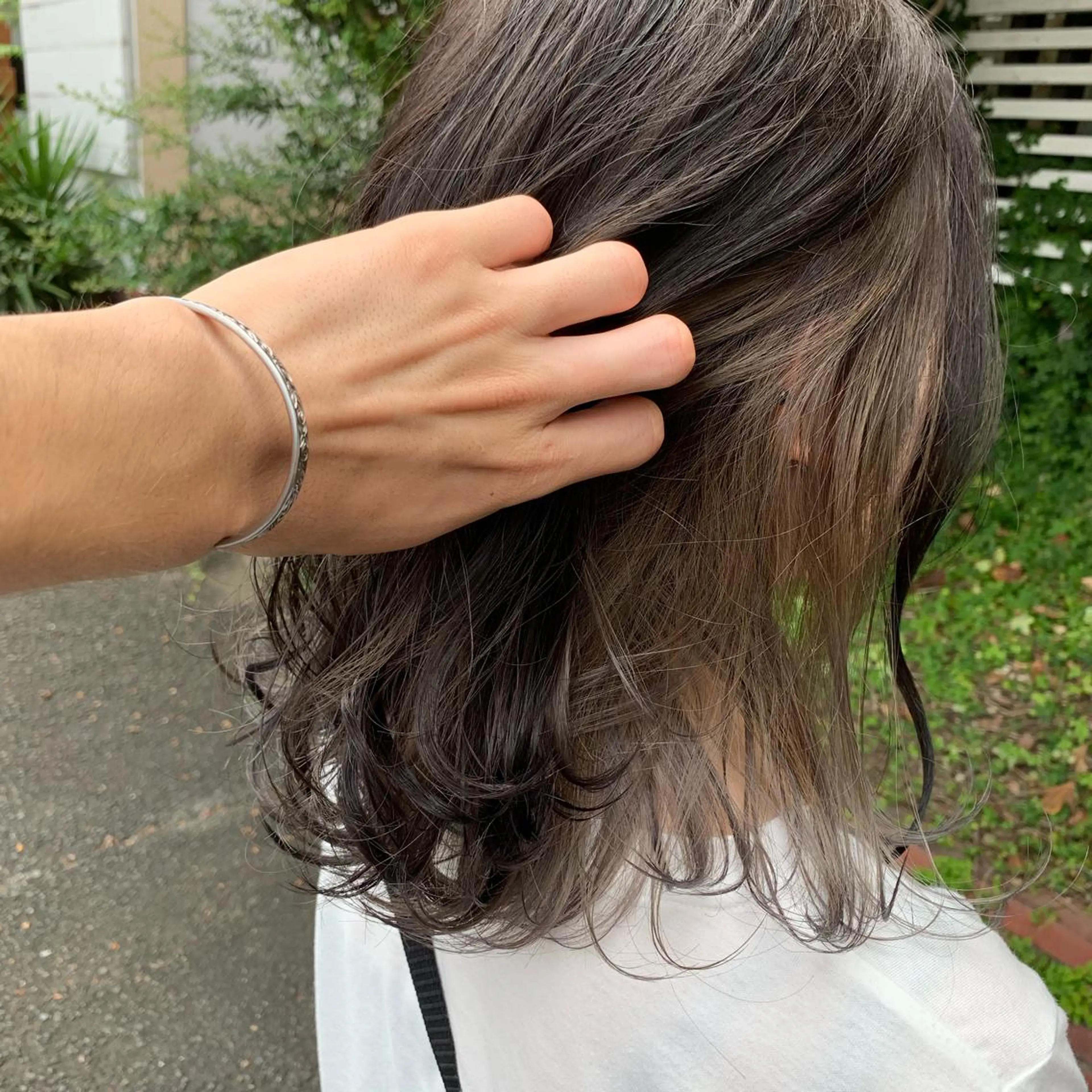 ミディアム カラー Lond jeloud 名古屋所属・髪質改善 の達人/杉原碧仁のヘアスタイル