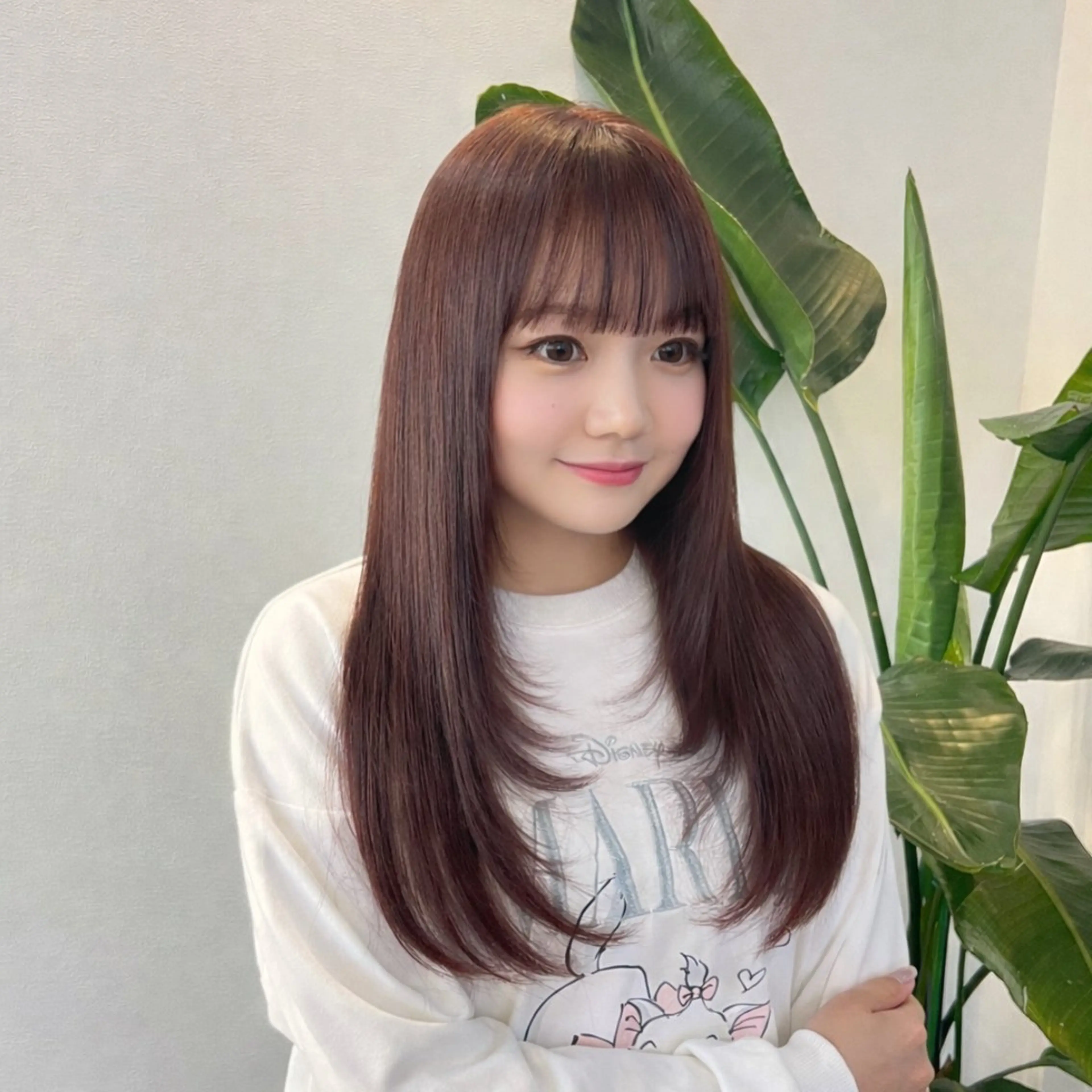 ロング レイヤーカット RIENS xrea 髪質改善 /ななみのヘアスタイル