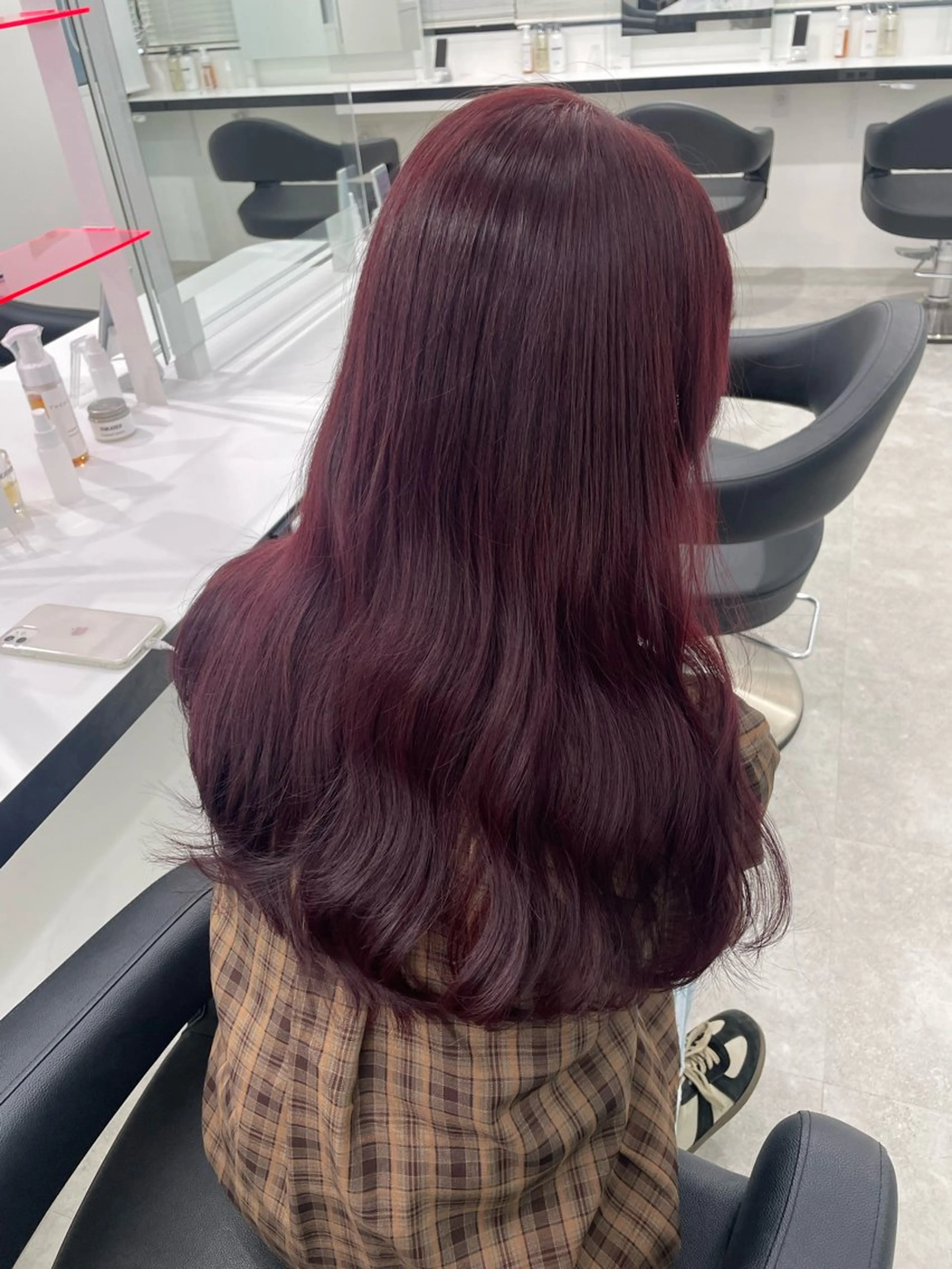 ロング カラー 履歴修正屋さん／ ブロンド／ホワイトのヘアスタイル