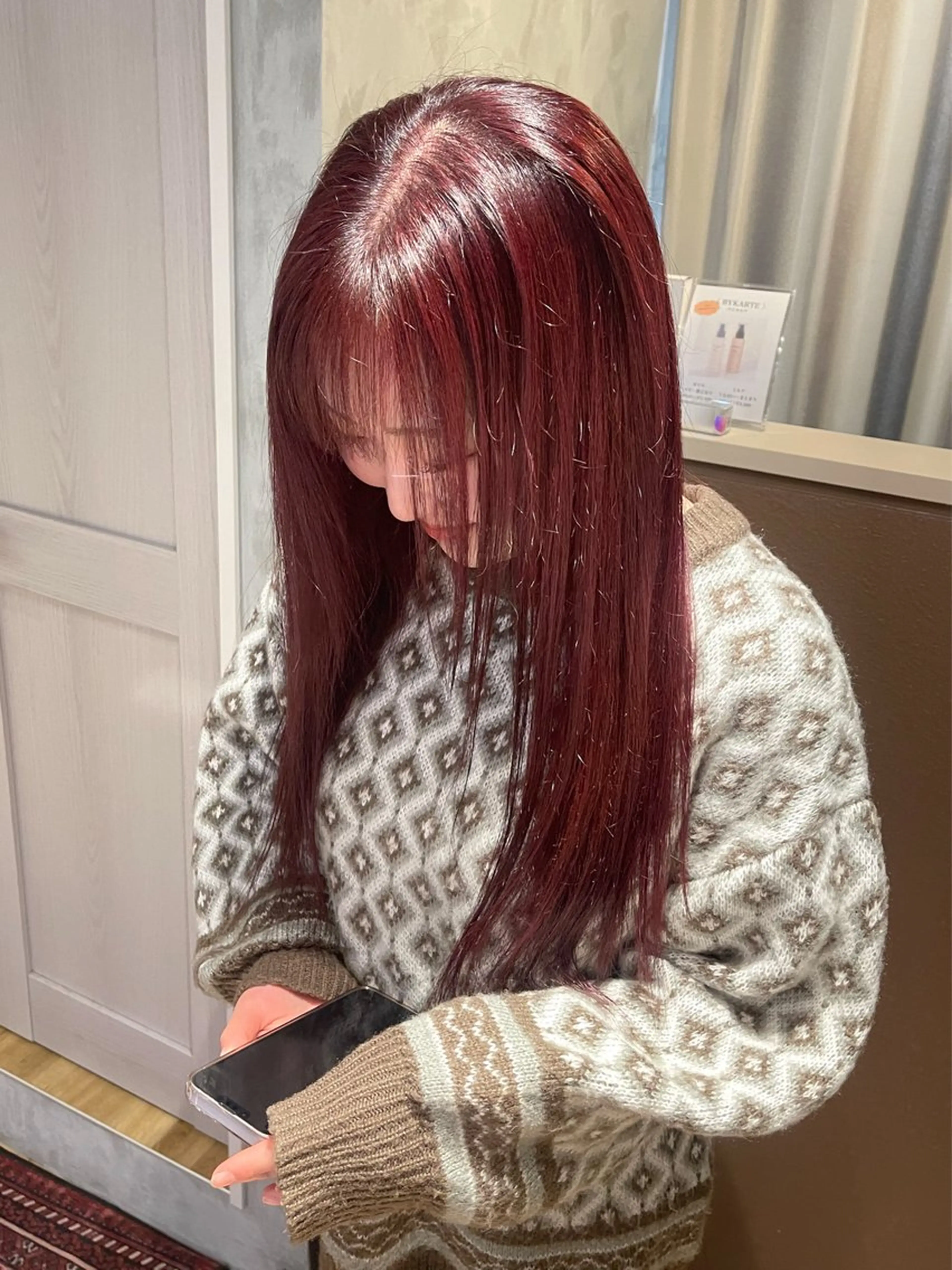 ロング ヘアカラー 阪倉 美玲のヘアスタイル