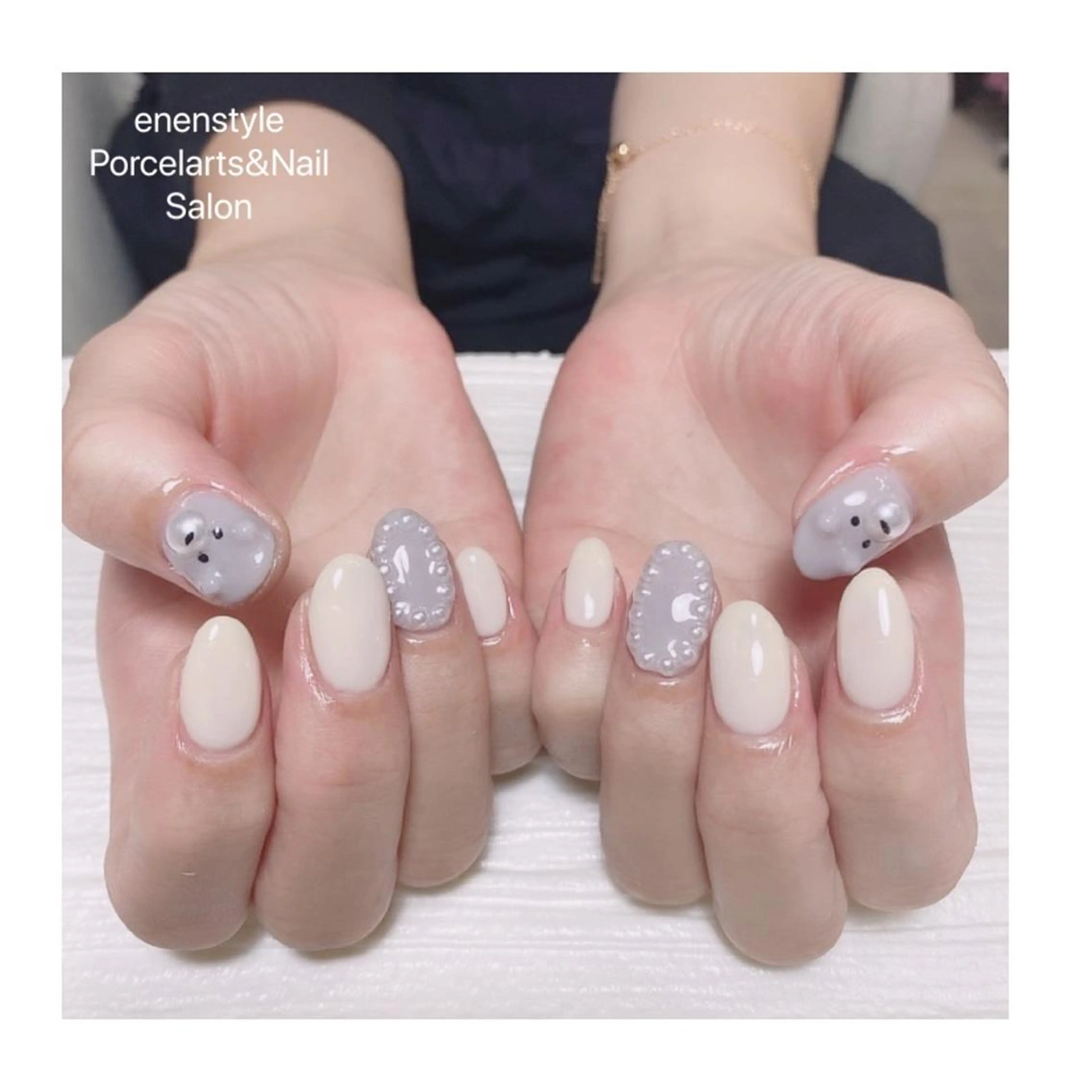 ミディアム ネイル 👑enen style👑のネイルデザイン