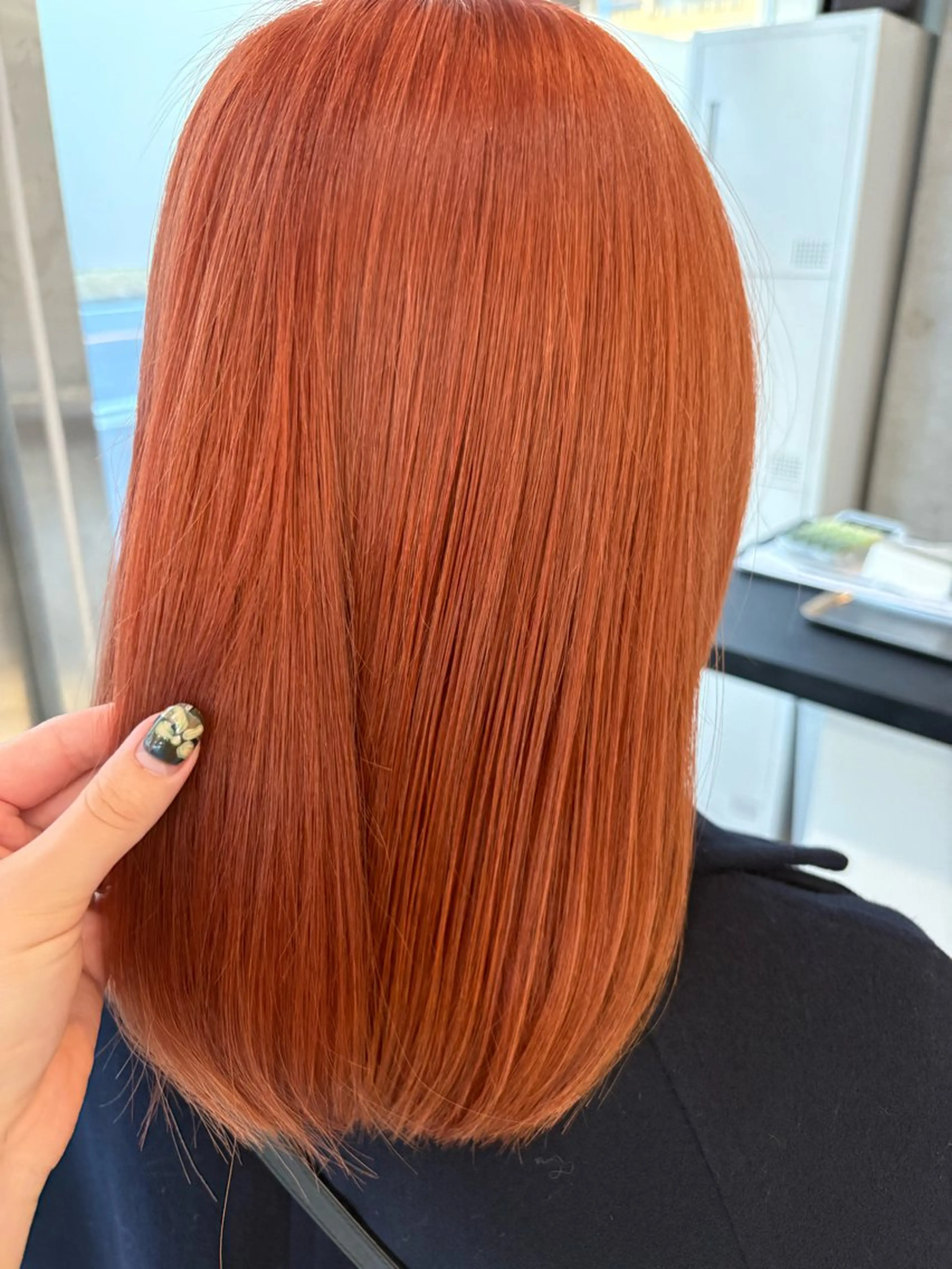 セミロング カラー 暖色系カラー 🌼Kana🌼のヘアスタイル